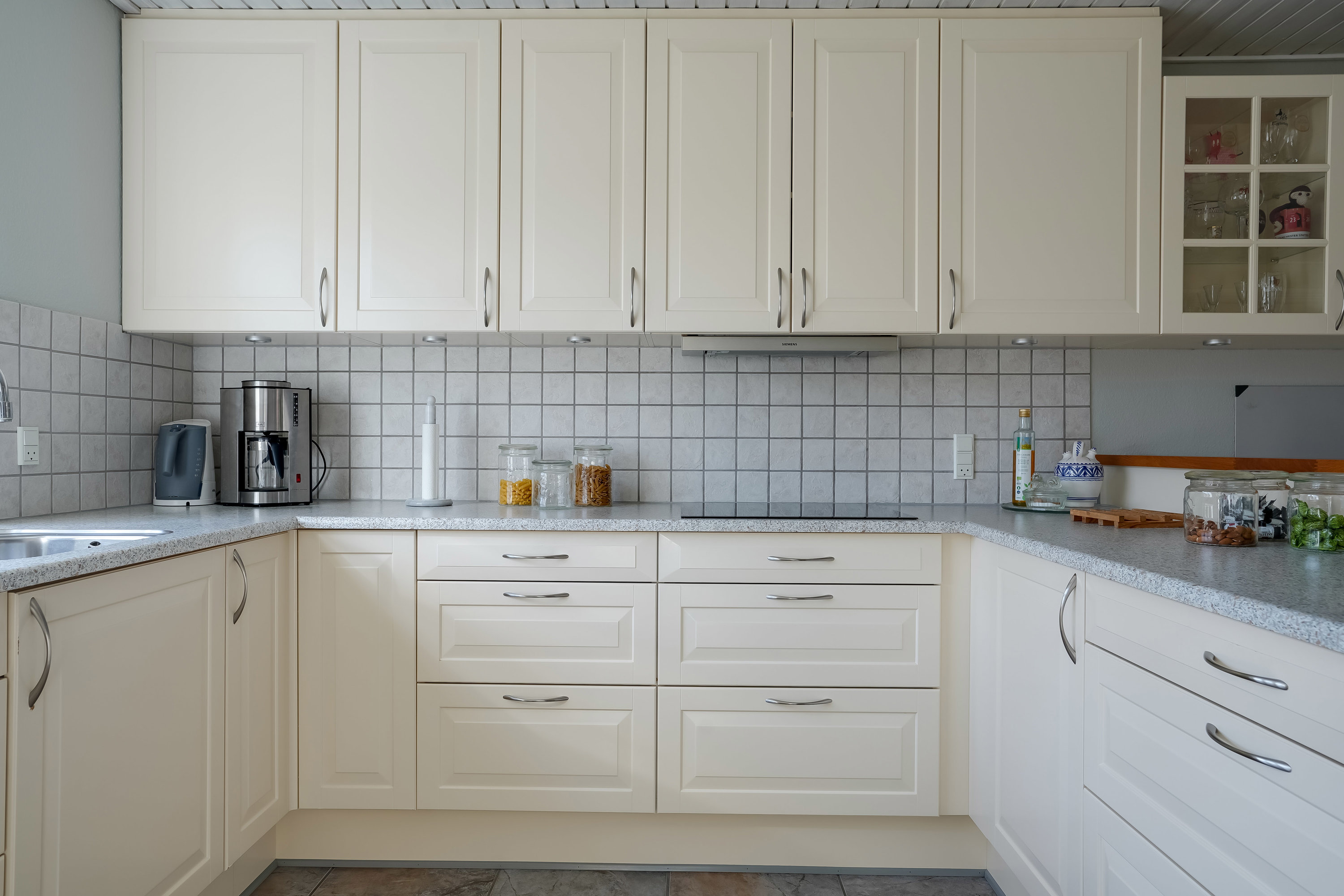 Fremhævet køkken billede i fuldskærmstilstand. Billede af Bygade 96, 7173 Vonge