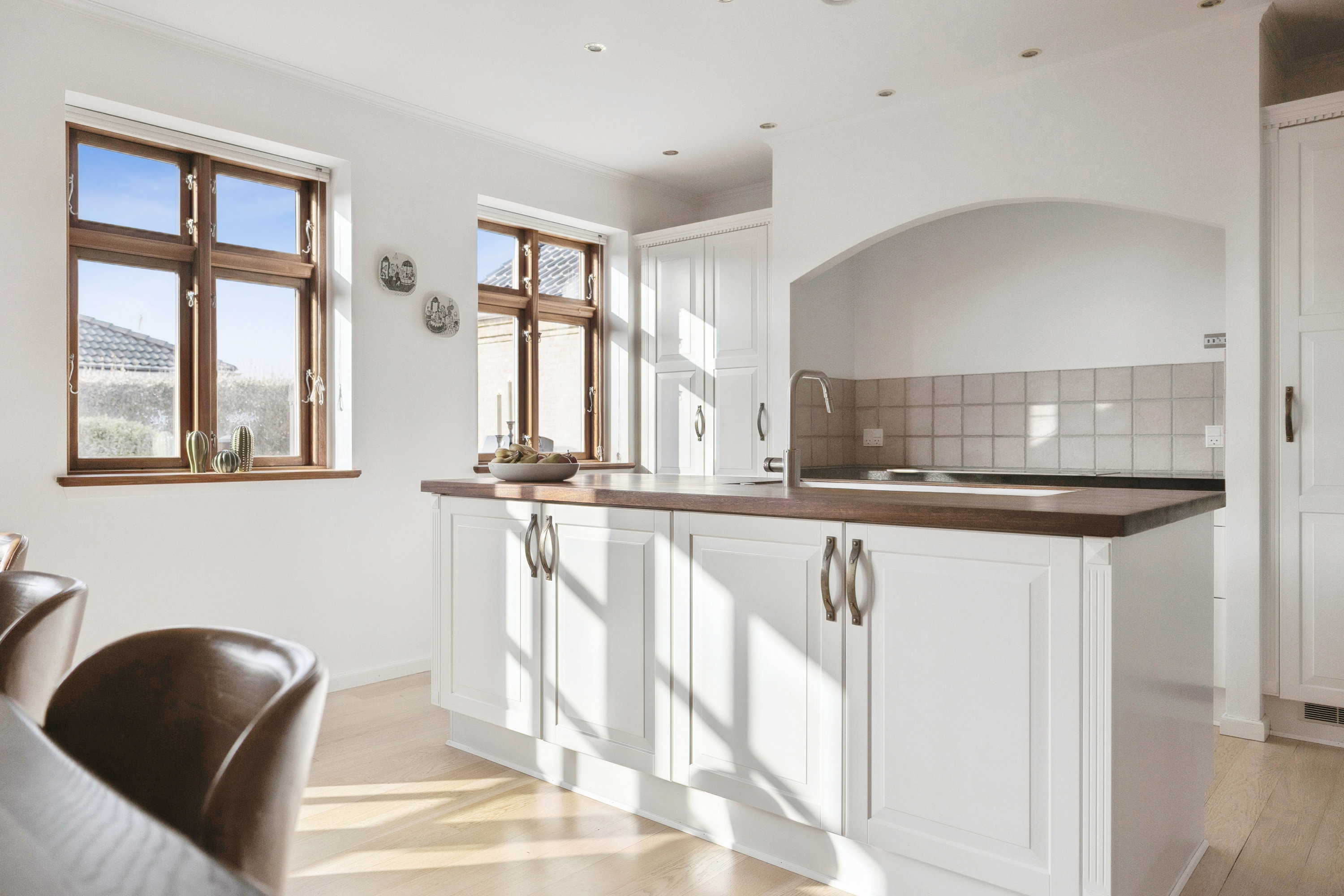 Fremhævet køkken billede i fuldskærmstilstand. Billede af Højvangen 47, 8981 Spentrup