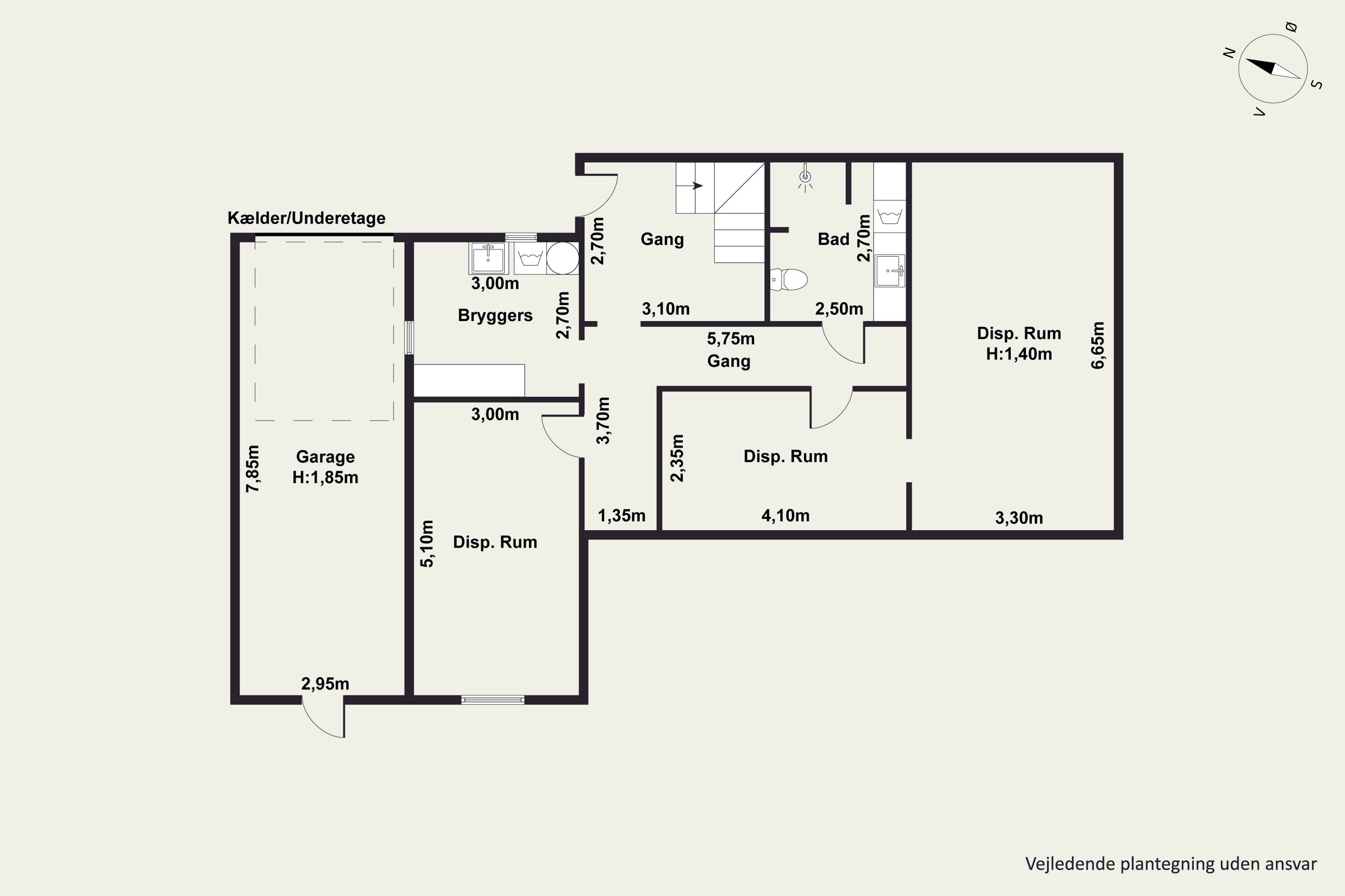 Plantegninger billede af Vandkarsevej 38, 2880 Bagsværd