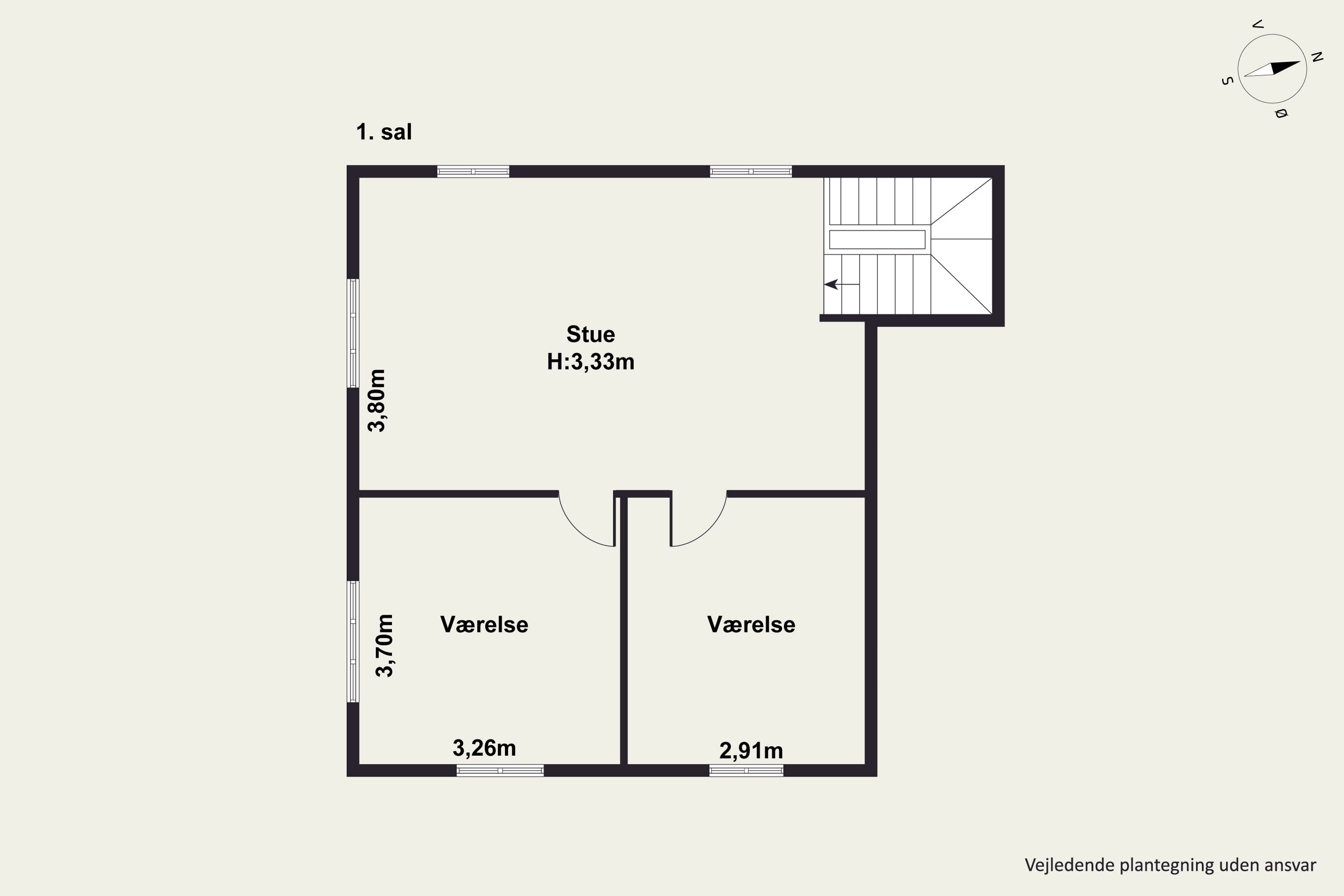 Plantegninger billede af Skolevej 9, 8410 Rønde