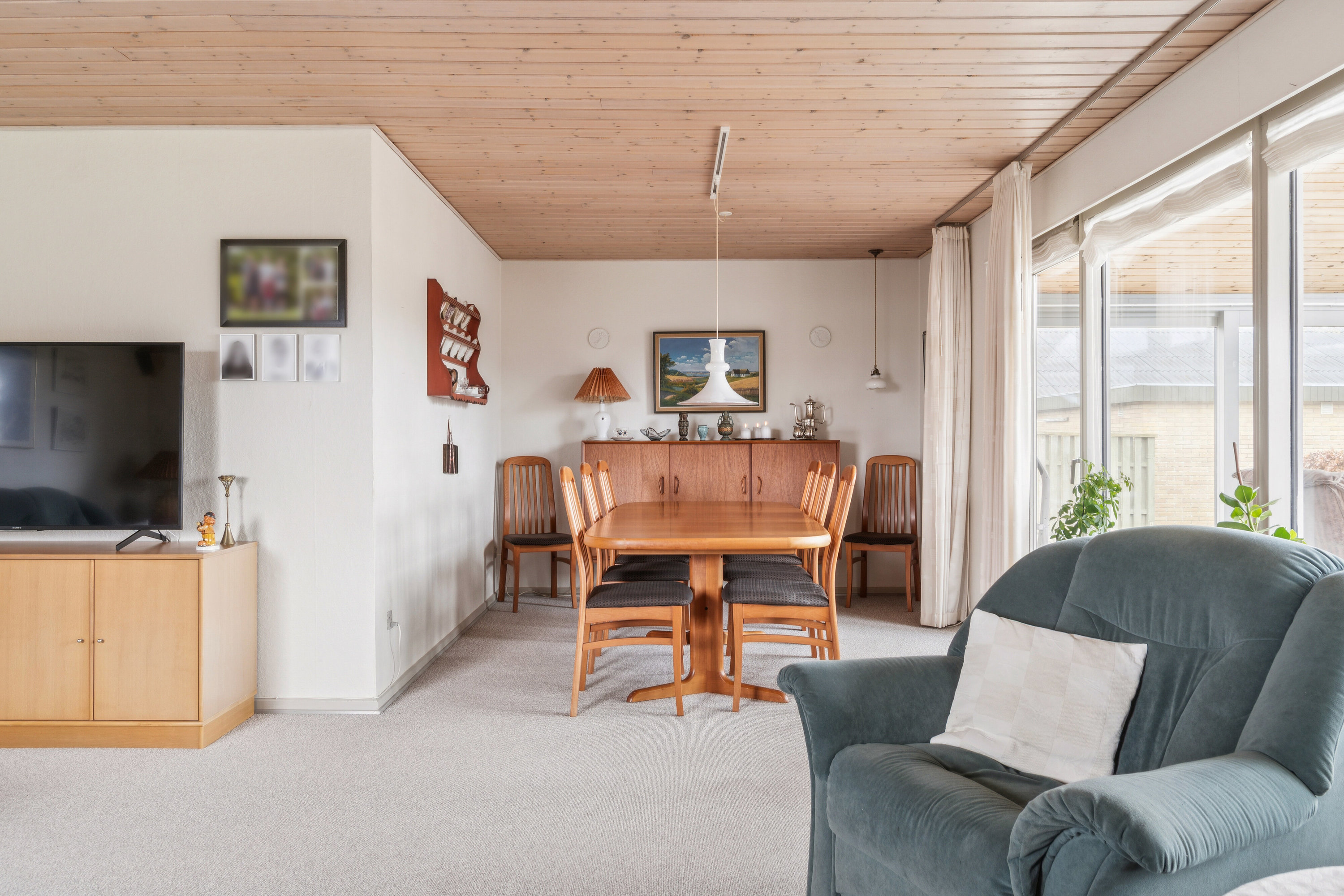 Fremhævet spisestue billede i fuldskærmstilstand. Billede af Lupinvej 30, Tilsted, 7700 Thisted
