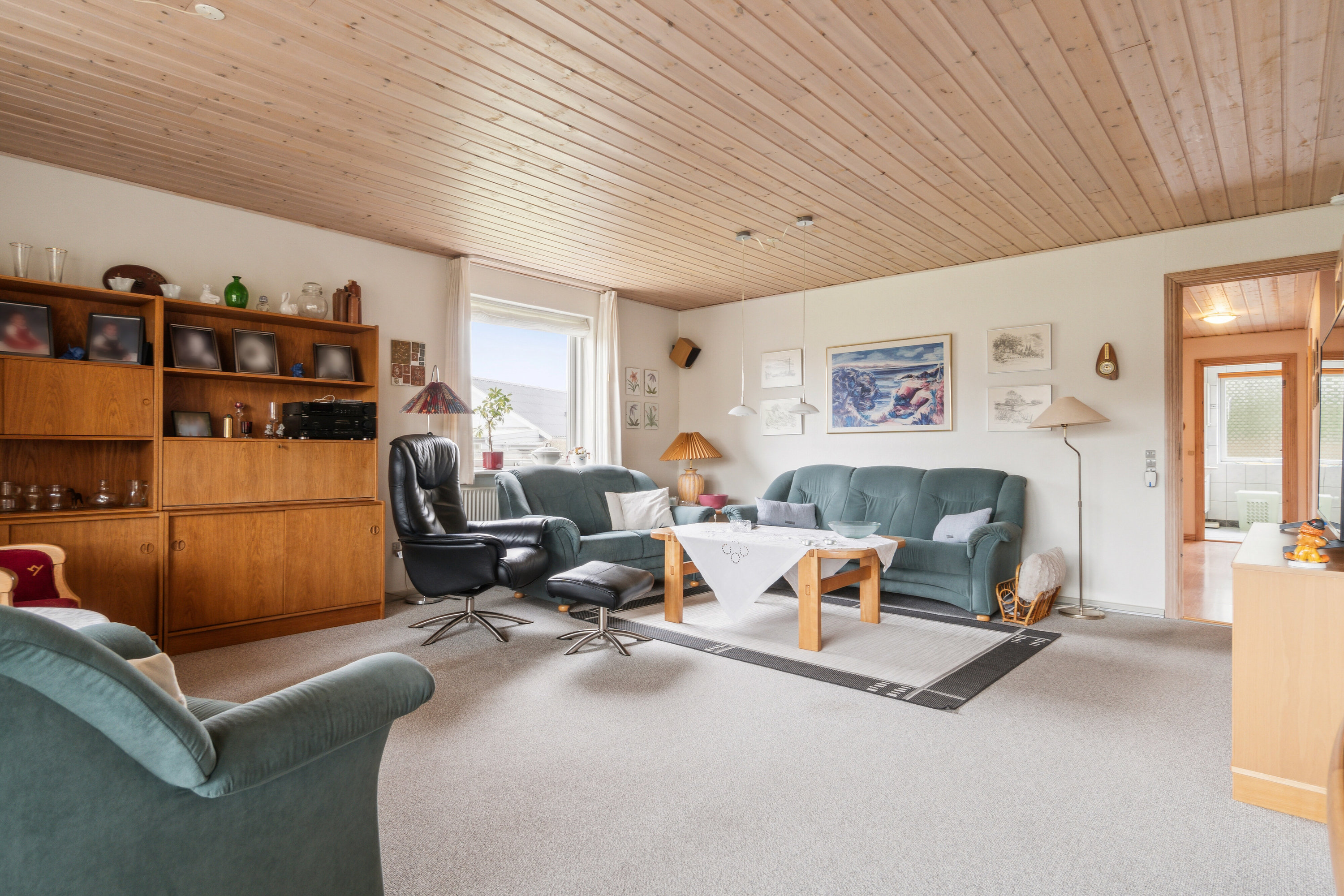 Fremhævet stue billede i fuldskærmstilstand. Billede af Lupinvej 30, Tilsted, 7700 Thisted