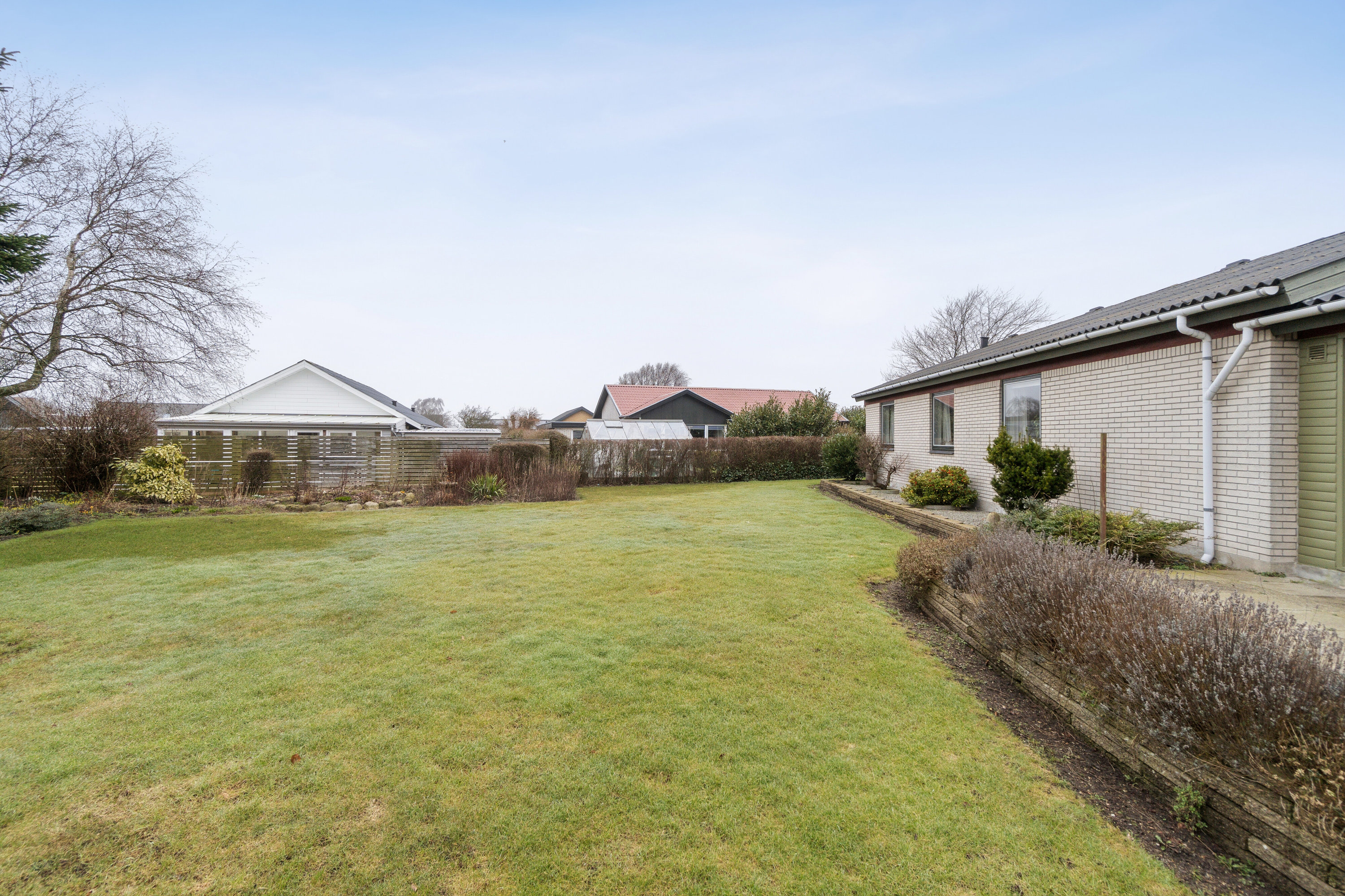 Fremhævet set fra haven billede i fuldskærmstilstand. Billede af Lupinvej 30, Tilsted, 7700 Thisted