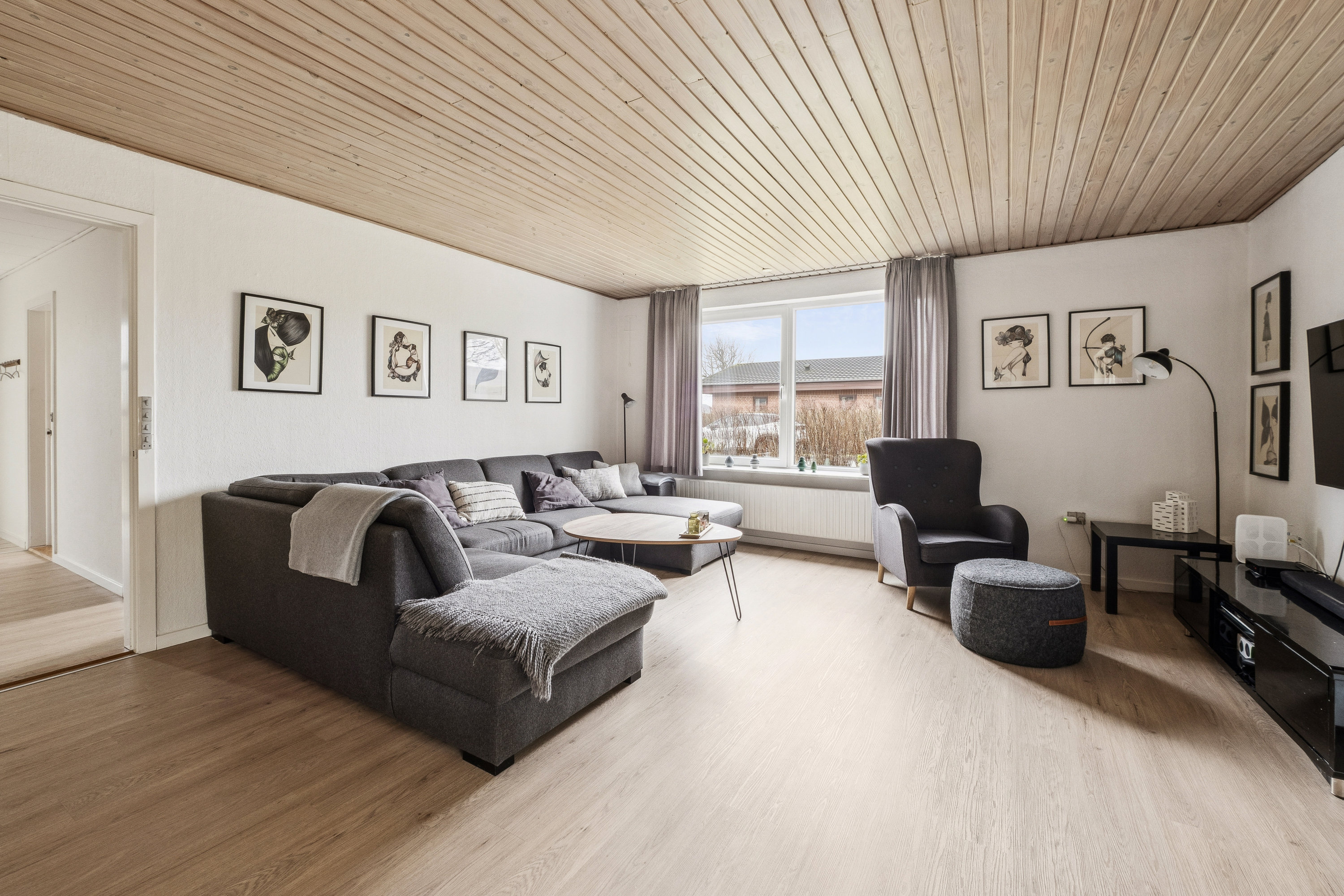 Fremhævet stue billede i fuldskærmstilstand. Billede af Bilstrupvej 41, 7800 Skive