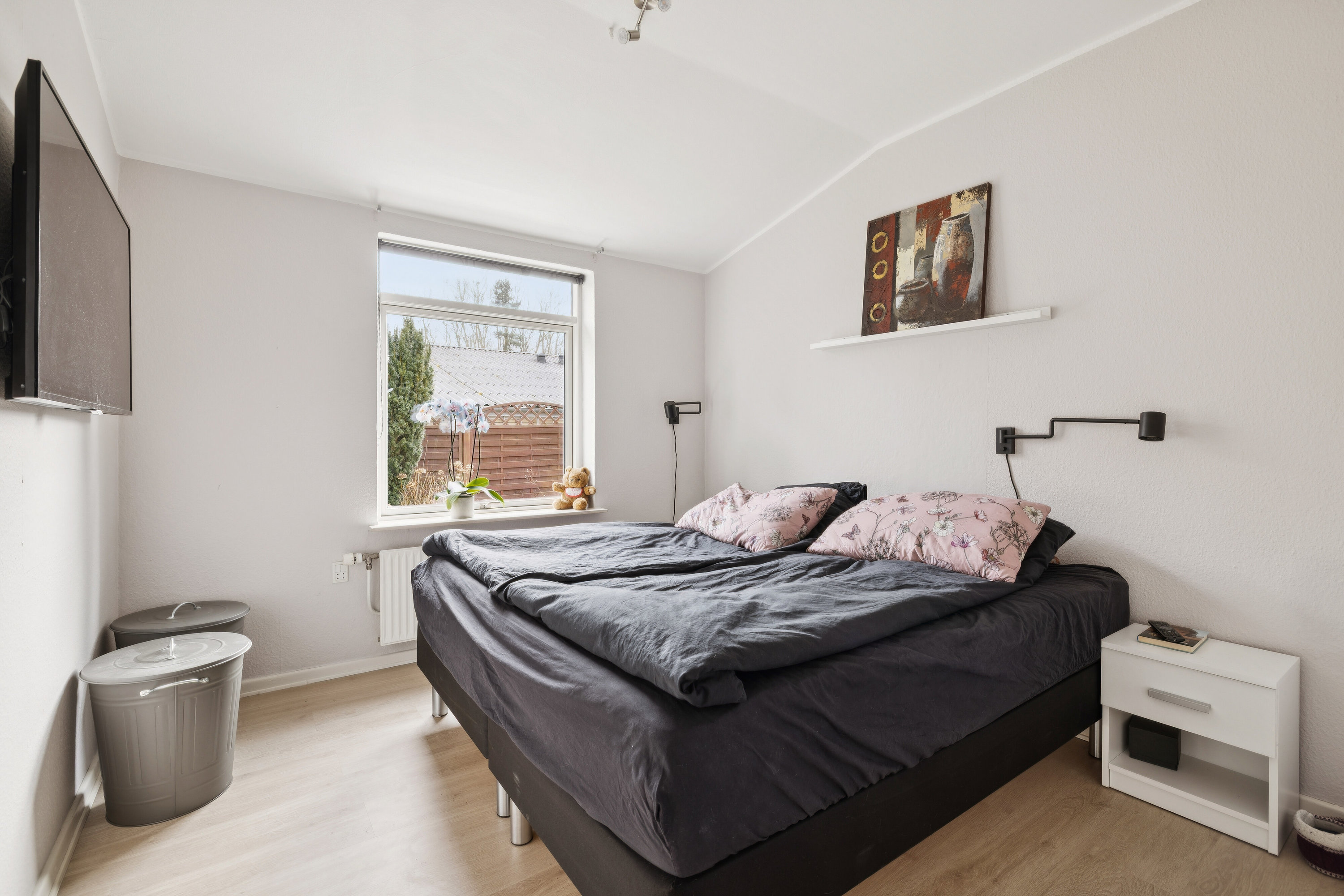 Fremhævet soveværelse billede i fuldskærmstilstand. Billede af Fasanvej 18, 5863 Ferritslev Fyn