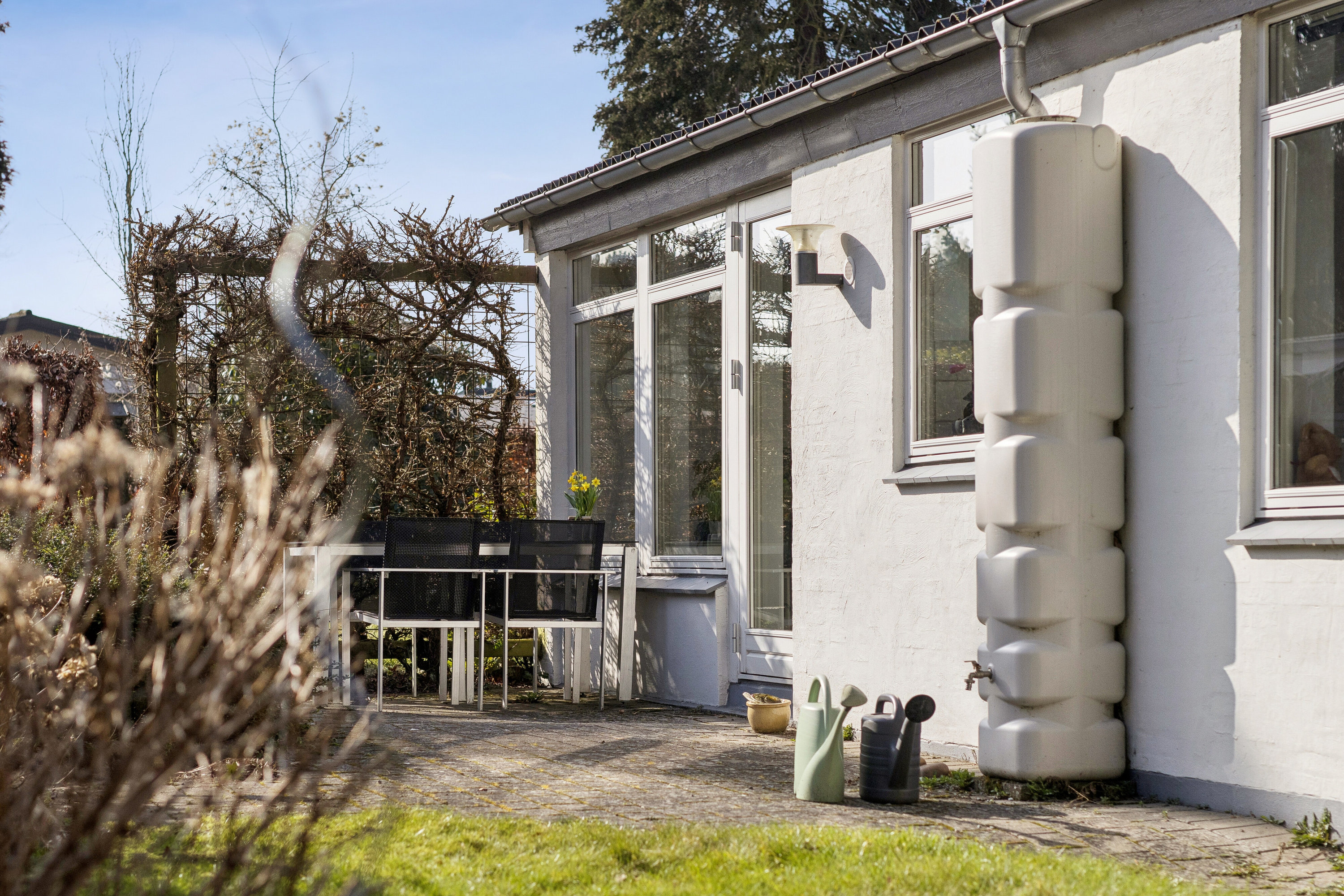 Fremhævet set fra haven billede i fuldskærmstilstand. Billede af Fasanvej 18, 5863 Ferritslev Fyn