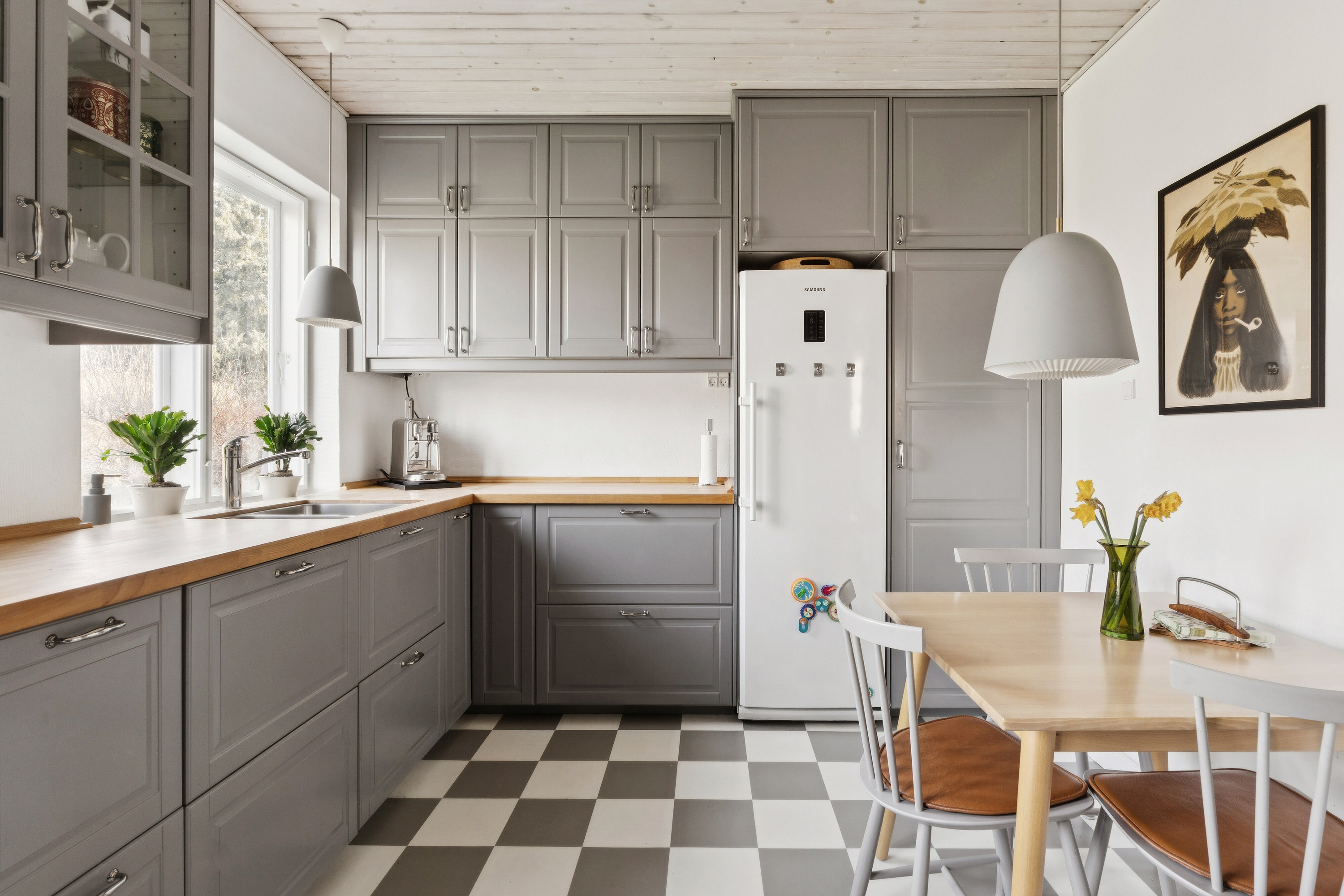 Fremhævet køkken billede i fuldskærmstilstand. Billede af Skovfryd 9, 2800 Kongens Lyngby