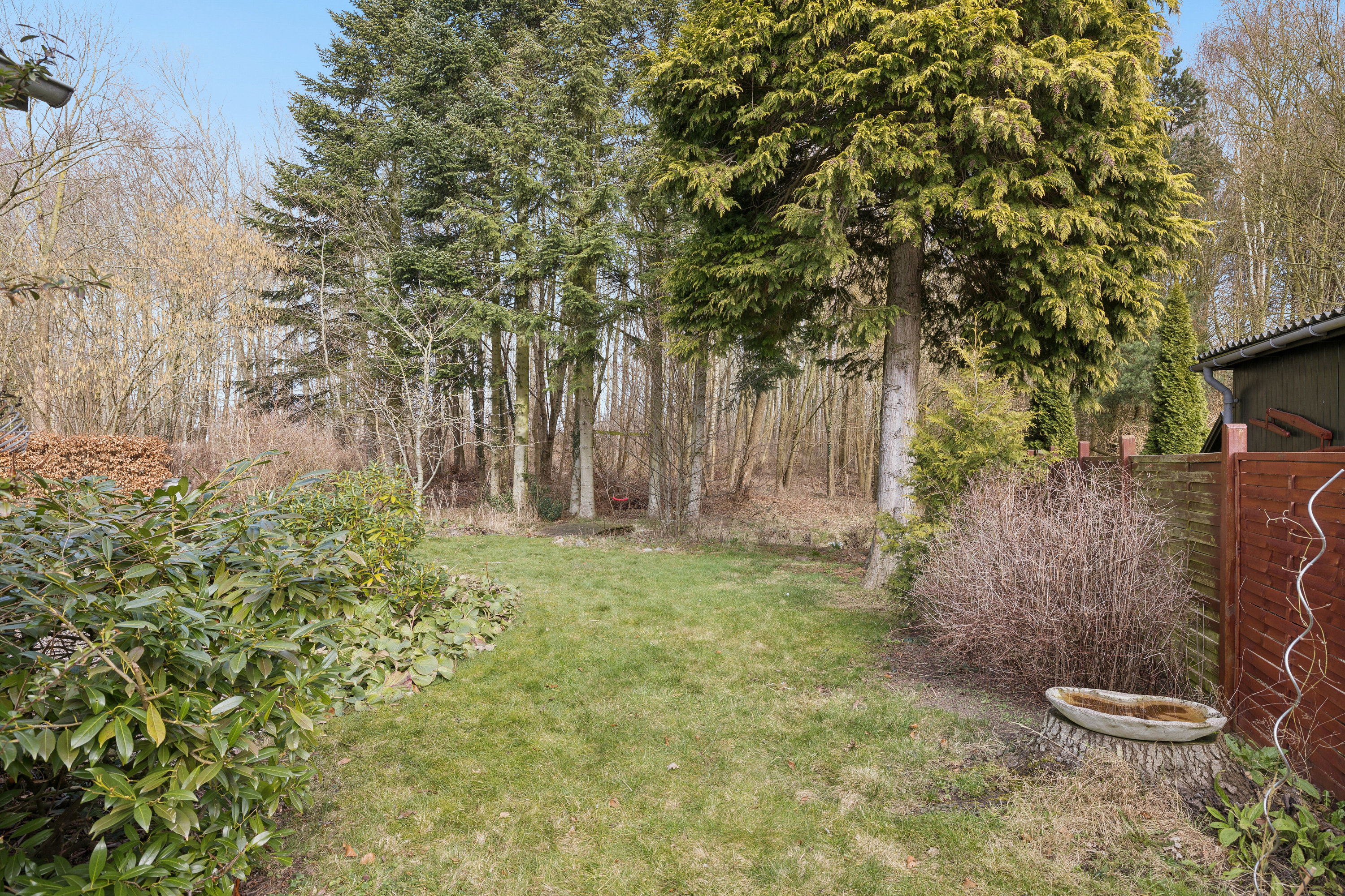 Fremhævet set fra haven billede i fuldskærmstilstand. Billede af Fasanvej 18, 5863 Ferritslev Fyn