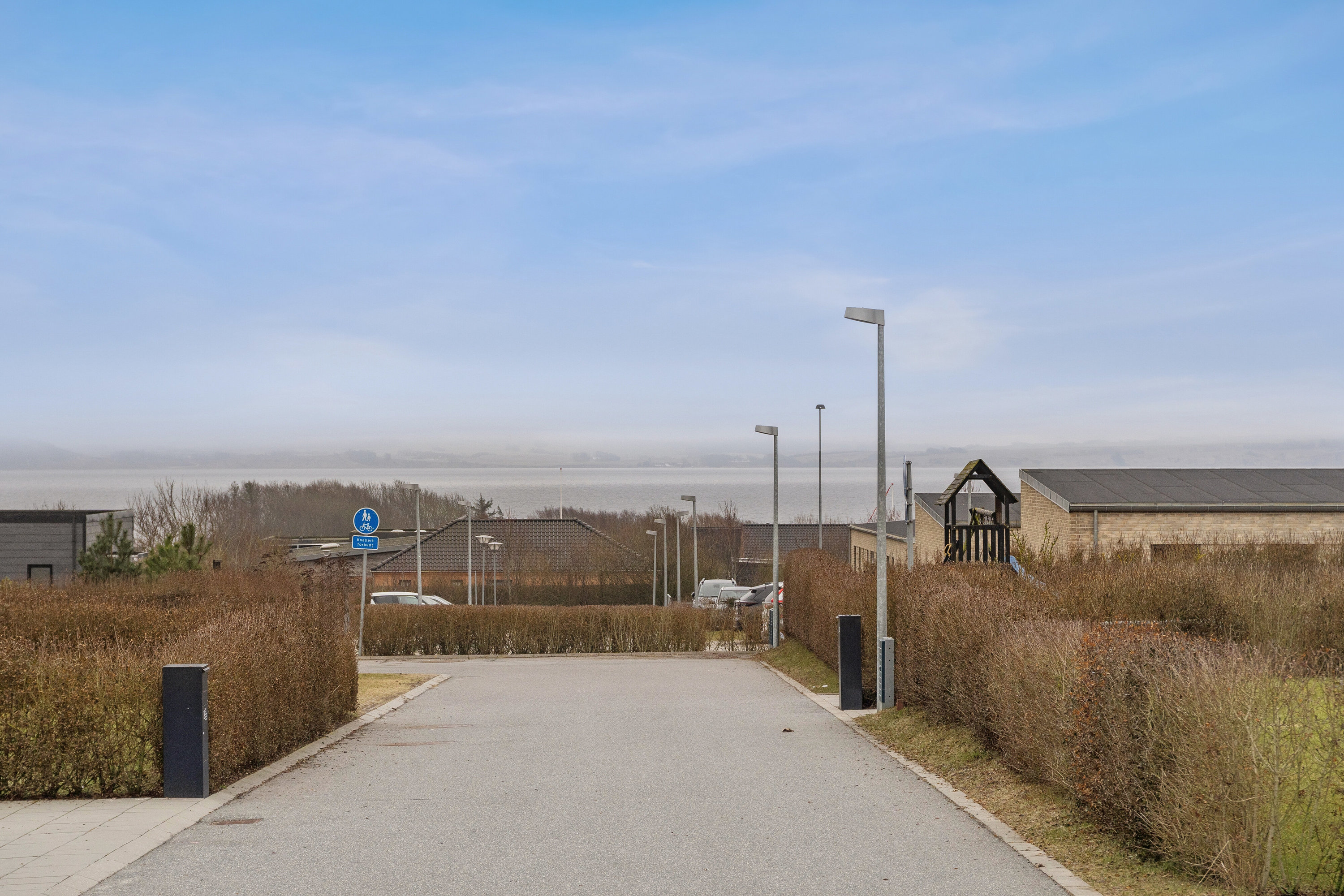 Fremhævet set fra vejen billede i fuldskærmstilstand. Billede af Myntevej 15, Fårtoft, 7700 Thisted