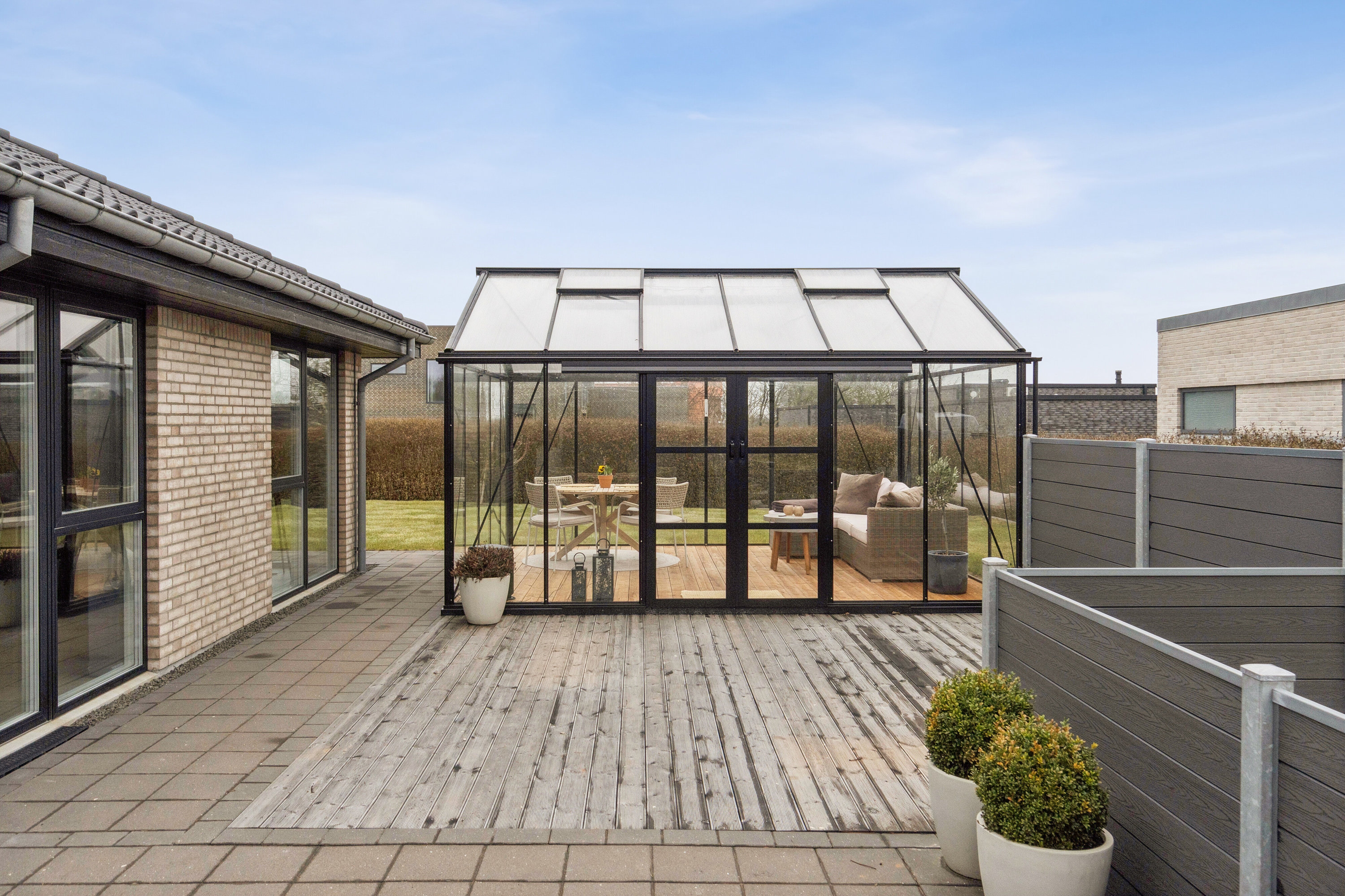 Fremhævet baghave billede i fuldskærmstilstand. Billede af Myntevej 15, Fårtoft, 7700 Thisted