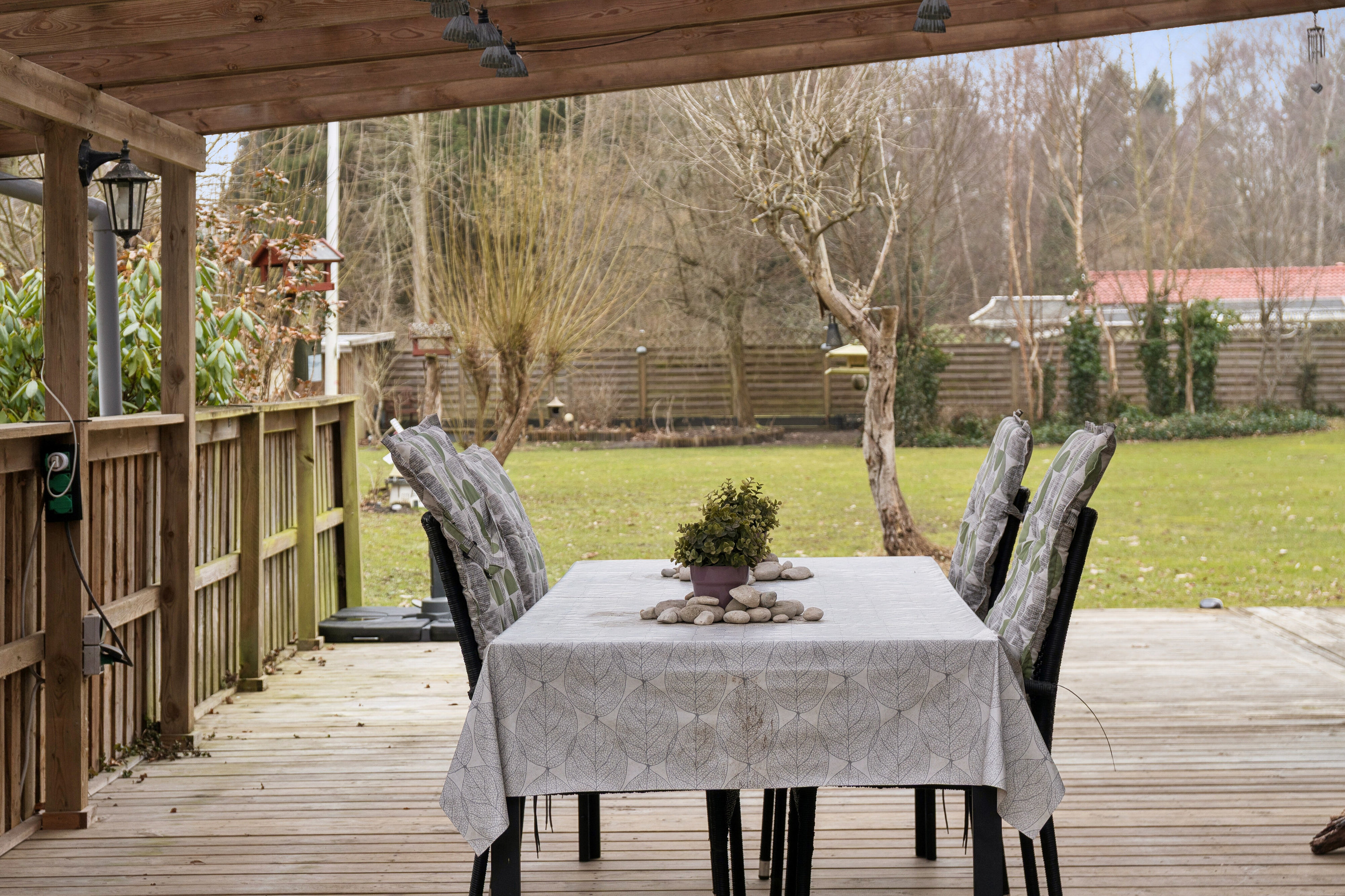 Fremhævet terrasse billede i fuldskærmstilstand. Billede af Mosevej 16, Lammefjorden, 4571 Grevinge