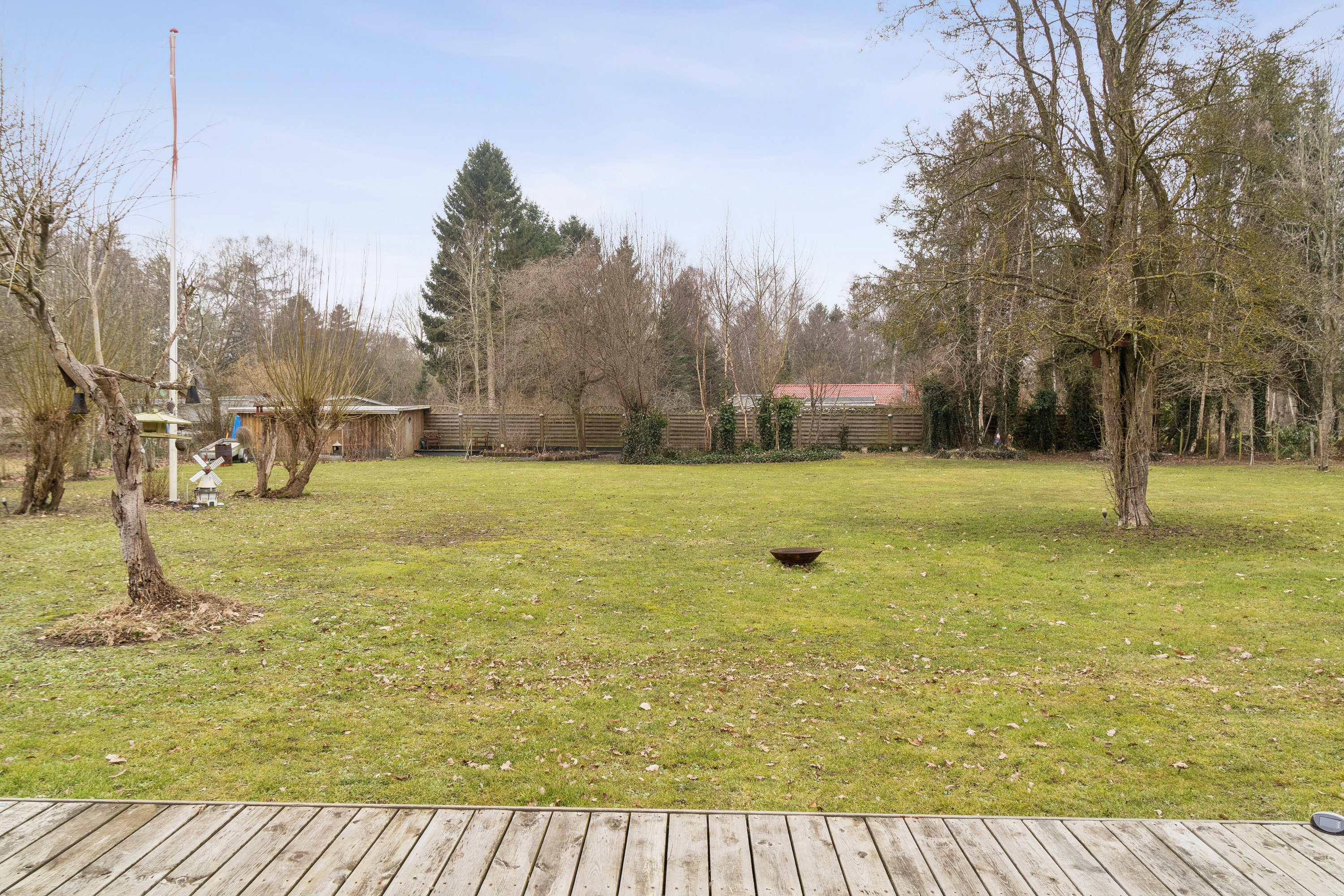 Fremhævet set fra haven billede i fuldskærmstilstand. Billede af Mosevej 16, Lammefjorden, 4571 Grevinge