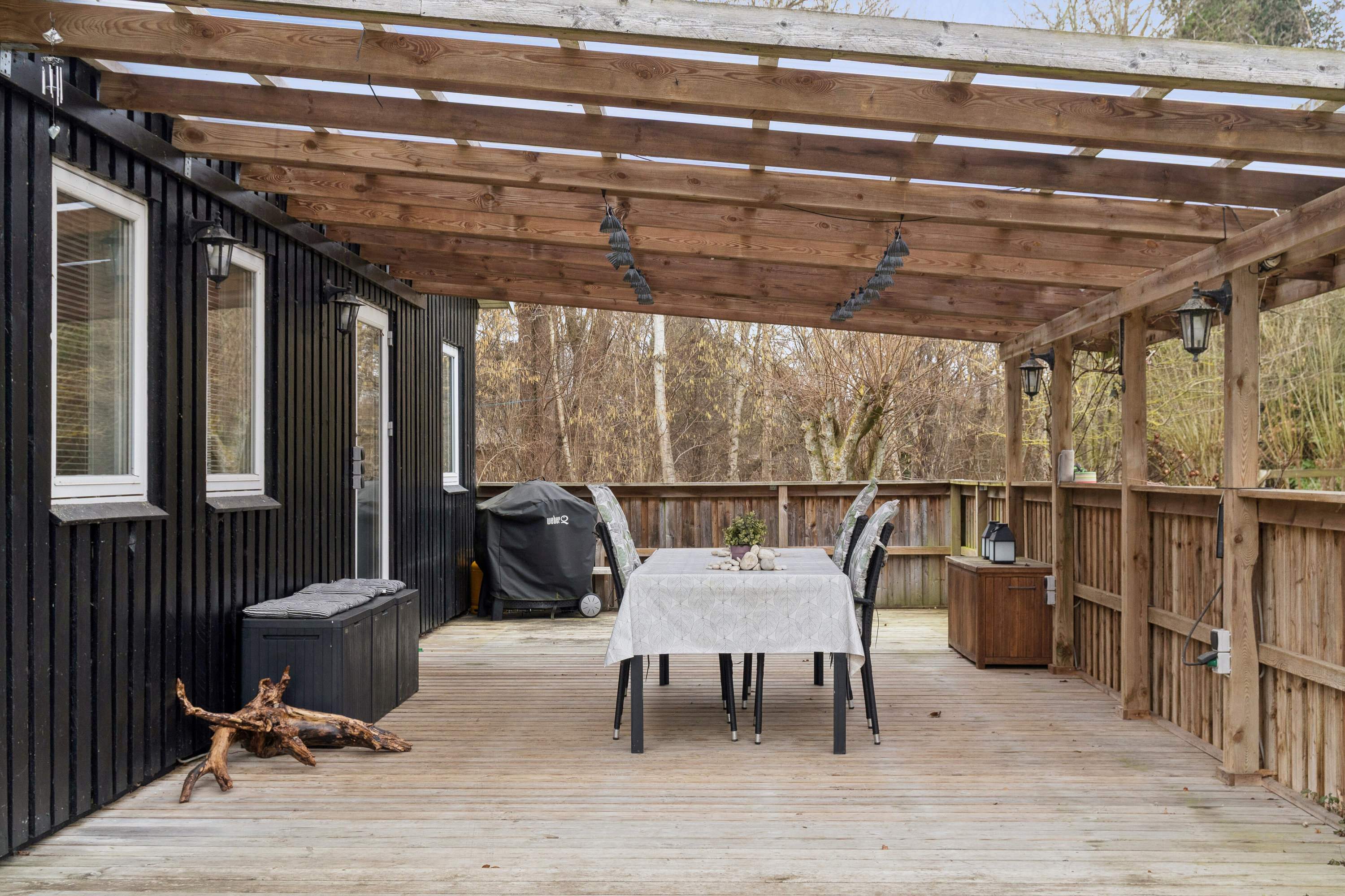 Fremhævet terrasse billede i fuldskærmstilstand. Billede af Mosevej 16, Lammefjorden, 4571 Grevinge