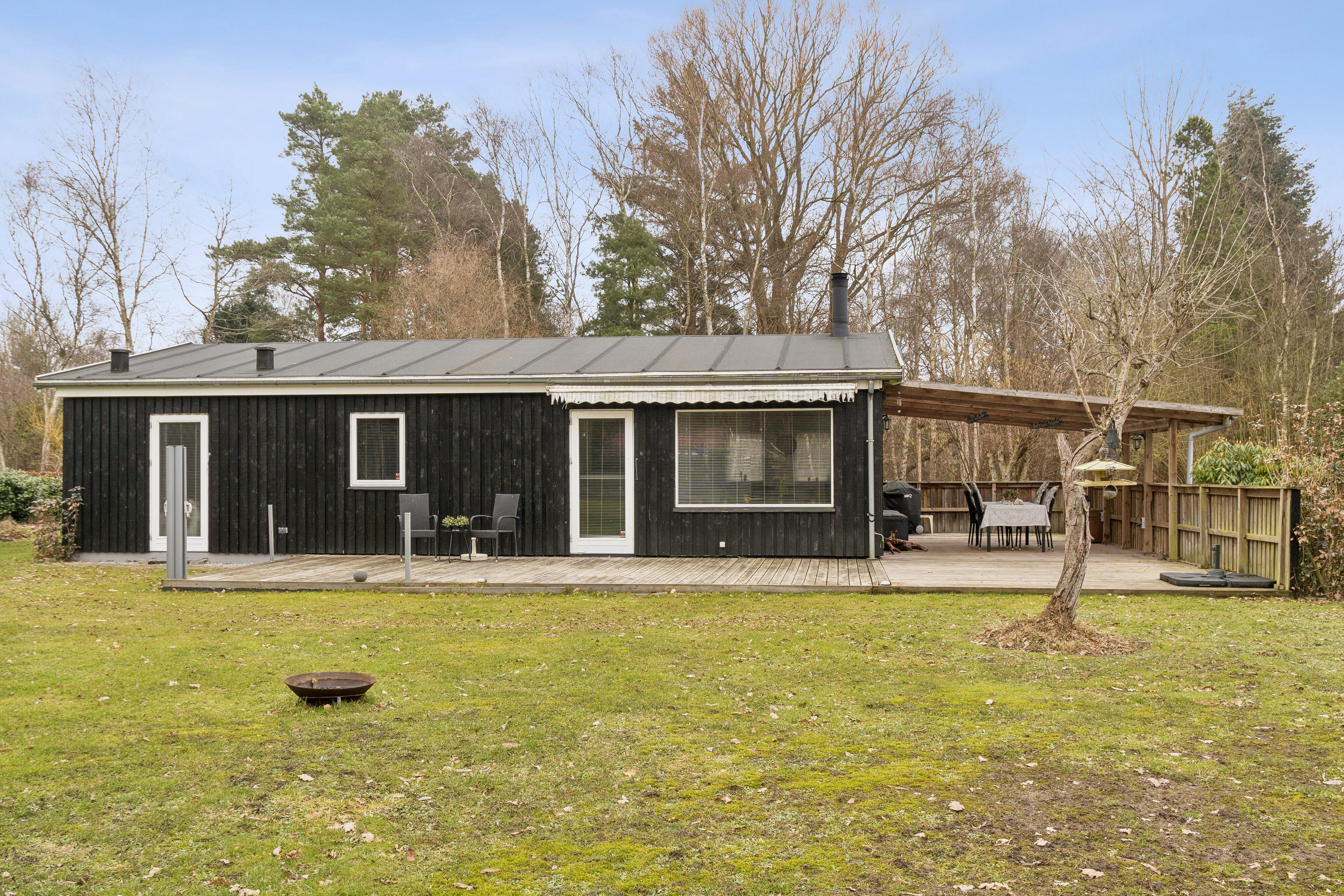 Fremhævet set fra haven billede i fuldskærmstilstand. Billede af Mosevej 16, Lammefjorden, 4571 Grevinge