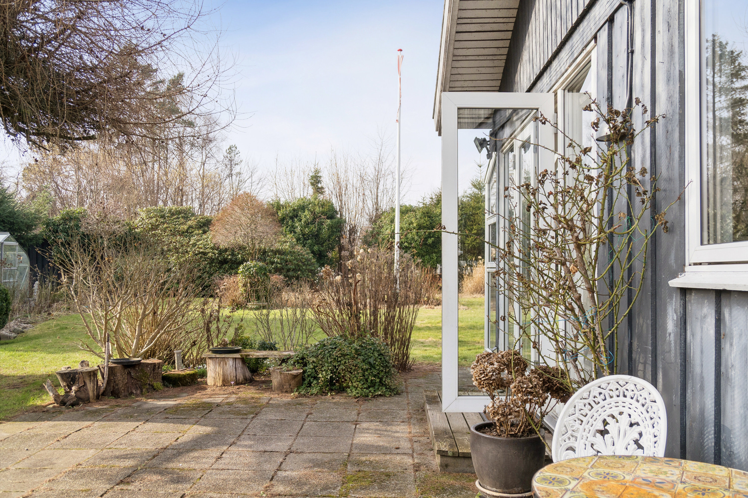 Fremhævet terrasse billede i fuldskærmstilstand. Billede af Ny-Ager 7, Villingerød, 3120 Dronningmølle