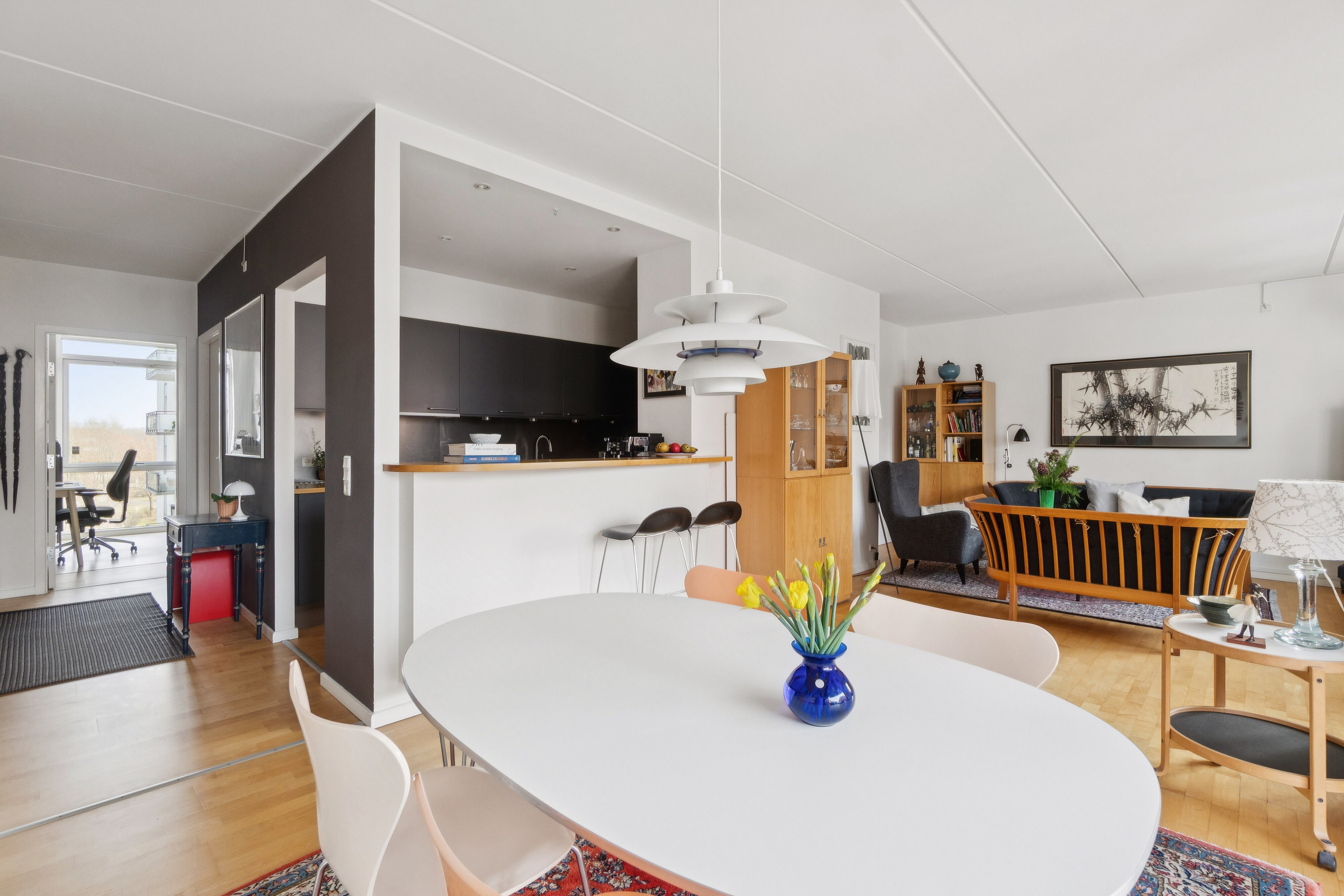 Fremhævet spisestue billede i fuldskærmstilstand. Billede af Erik Eriksens Gade 11, 2. tv., 2300 København S