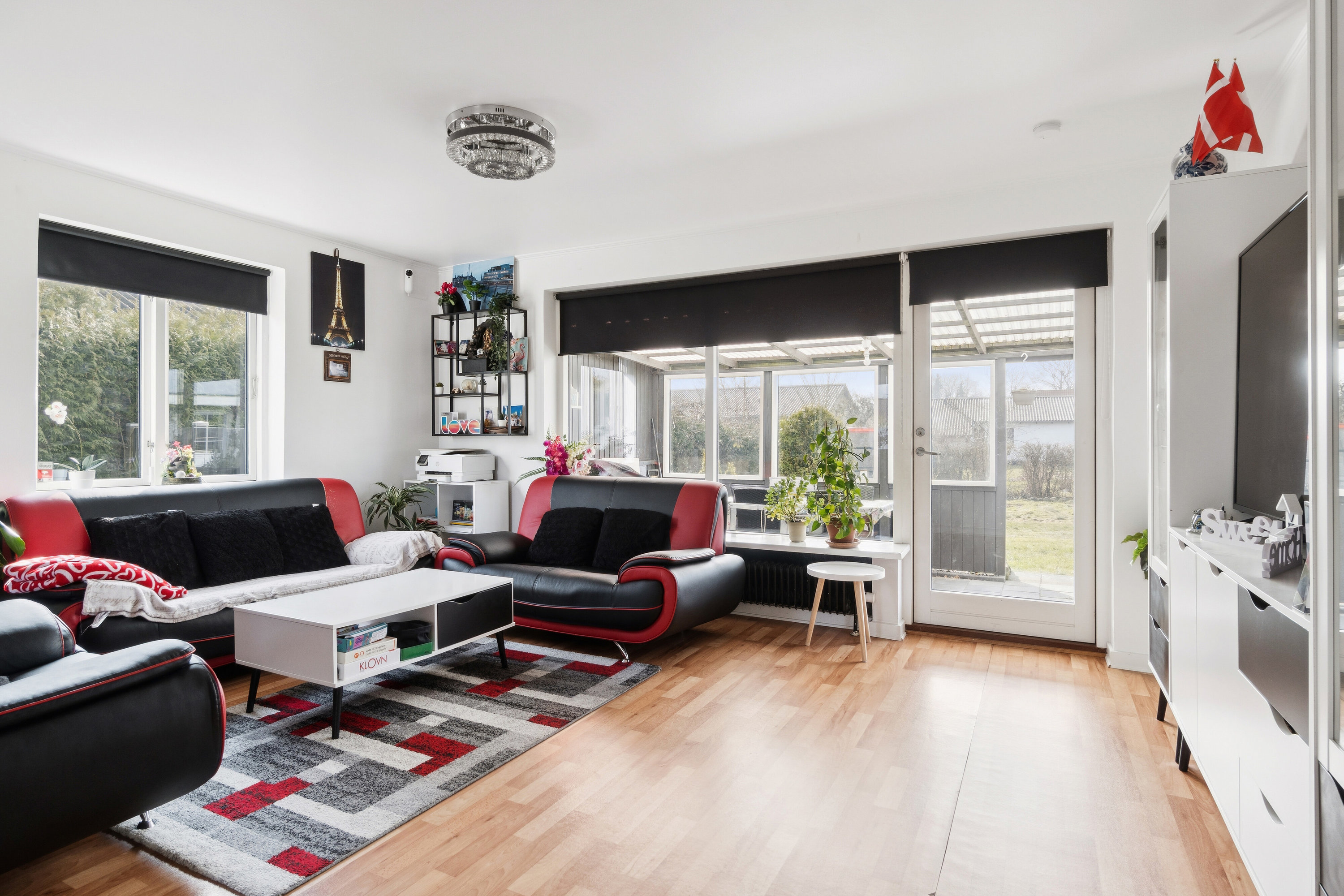 Fremhævet stue billede i fuldskærmstilstand. Billede af Kildevang 10, 4690 Haslev