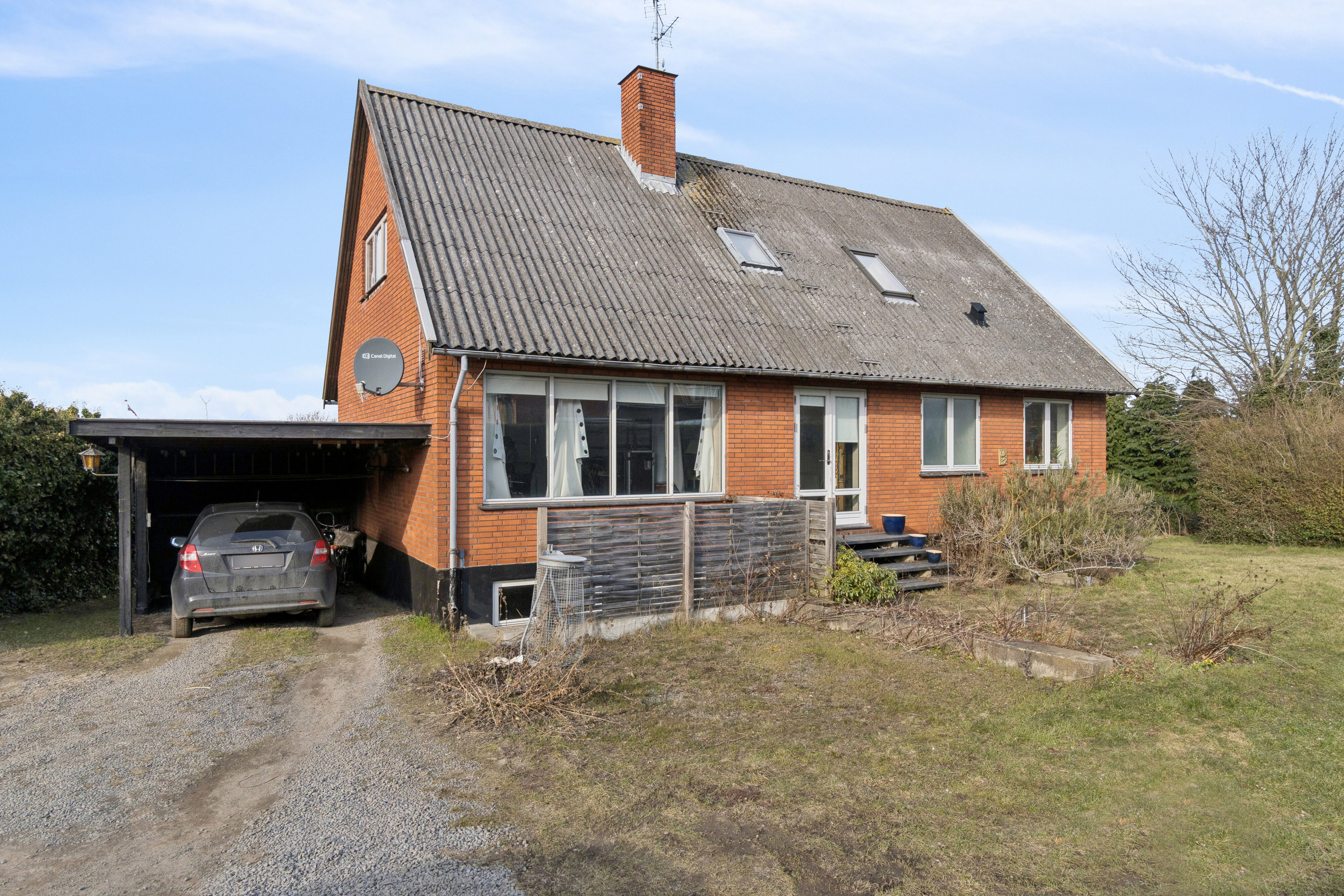 Fremhævet set fra vejen billede i fuldskærmstilstand. Billede af Havnebakken 13, Tejn, 3770 Allinge