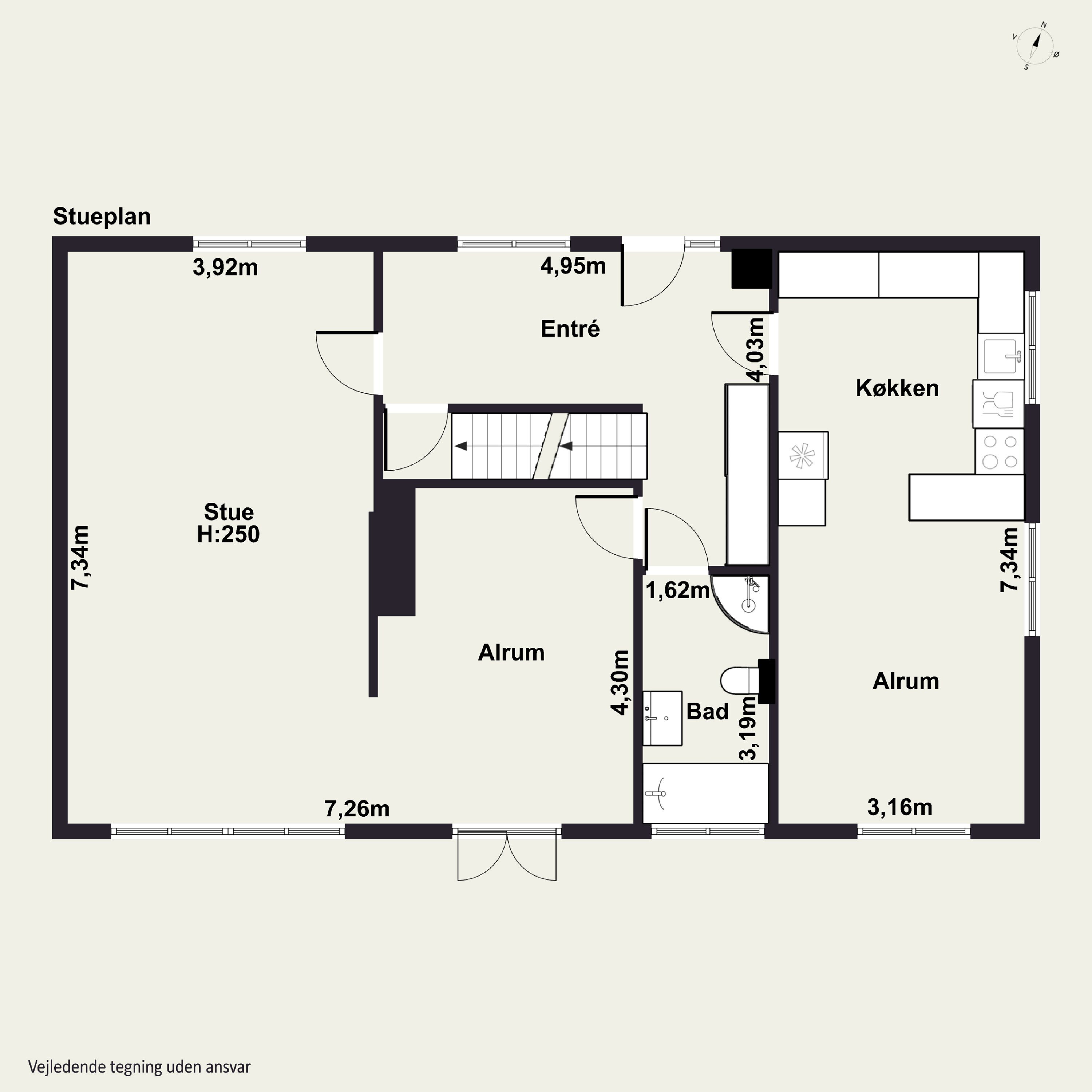 Plantegninger billede af Havnebakken 13, Tejn, 3770 Allinge