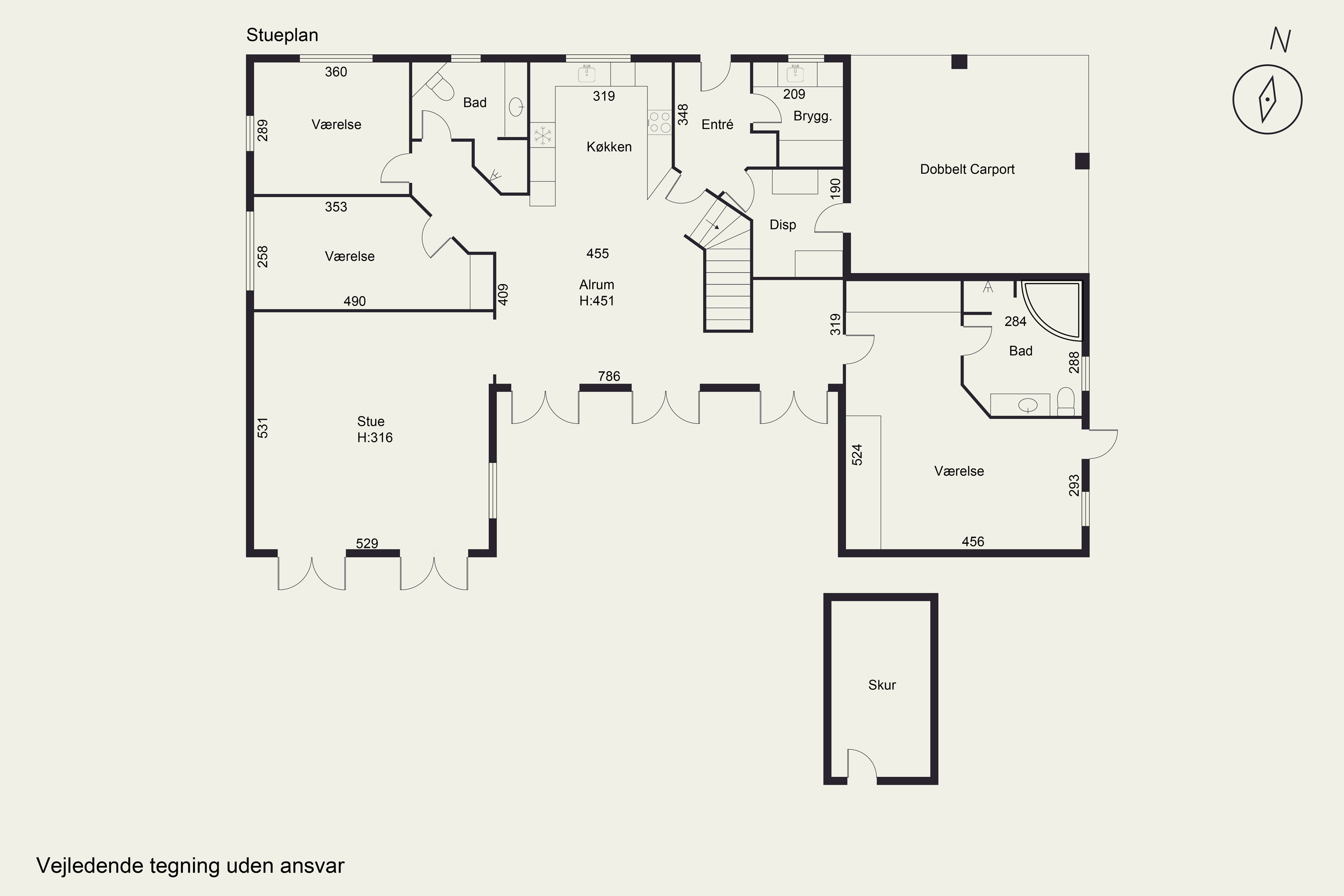Plantegninger billede af Laskedalen 93, 8220 Brabrand