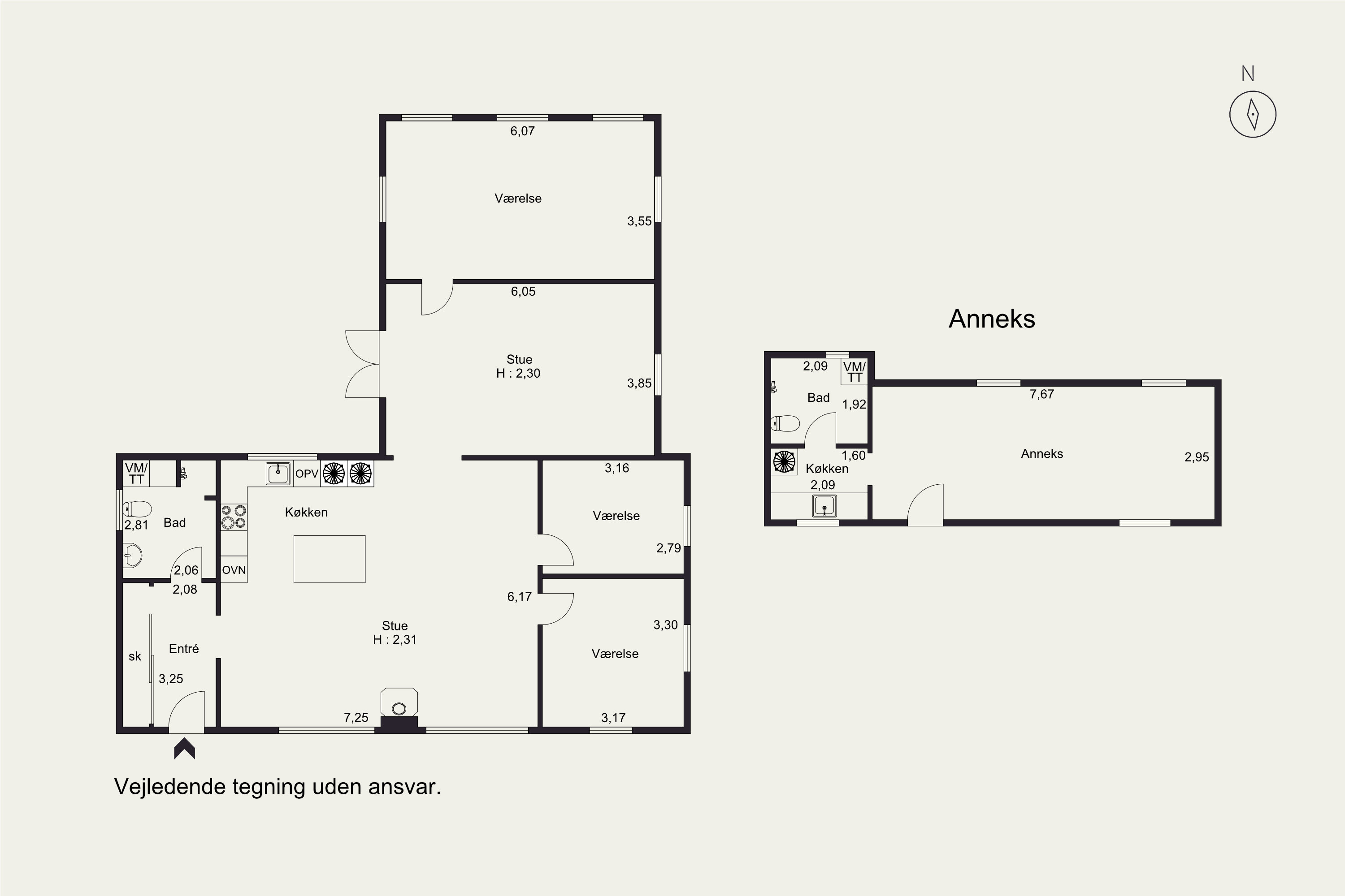 Plantegninger billede af Korsbjergvej 11, 3520 Farum