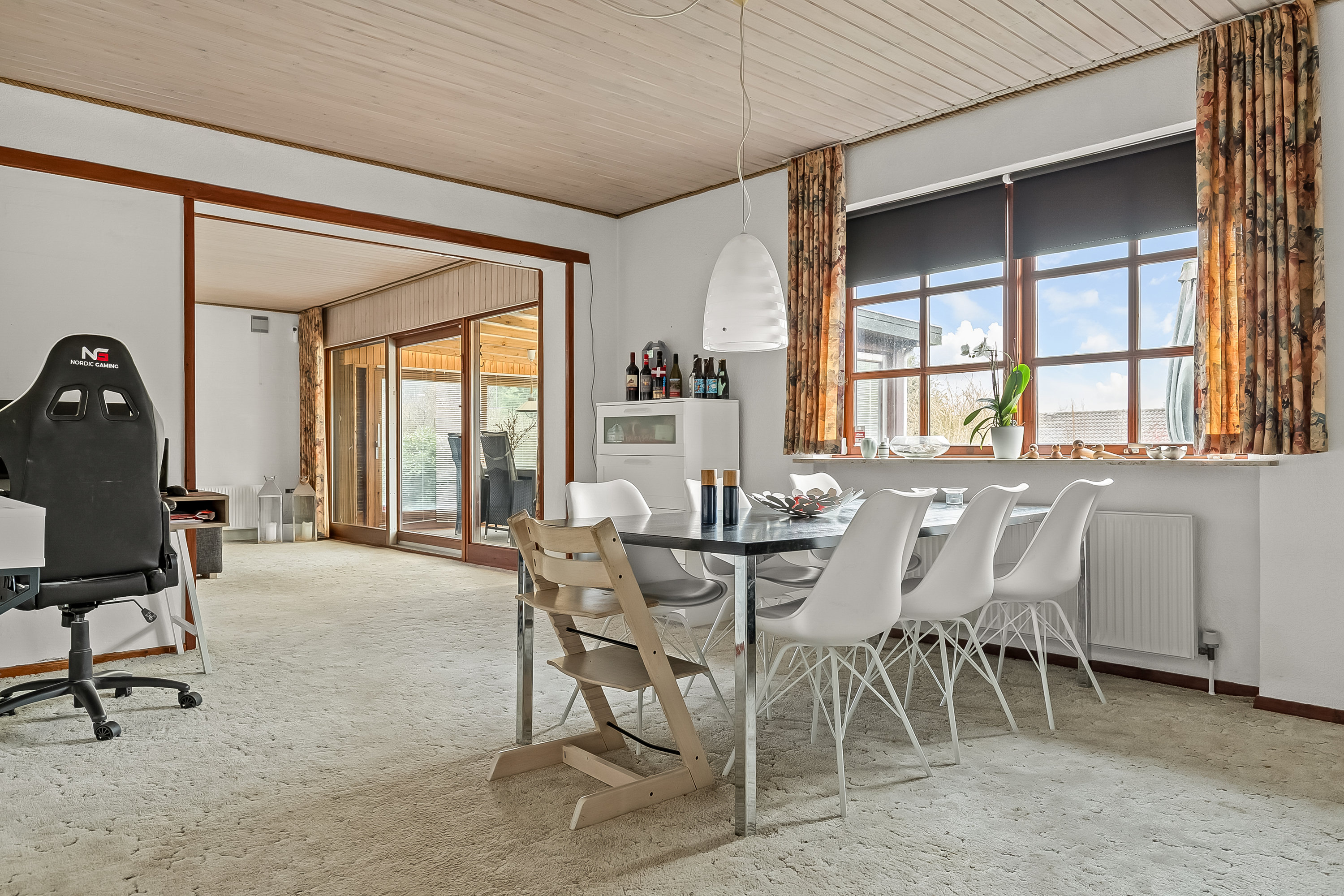 Fremhævet spisestue billede i fuldskærmstilstand. Billede af Elbækvej 39, Elbæk, 7080 Børkop