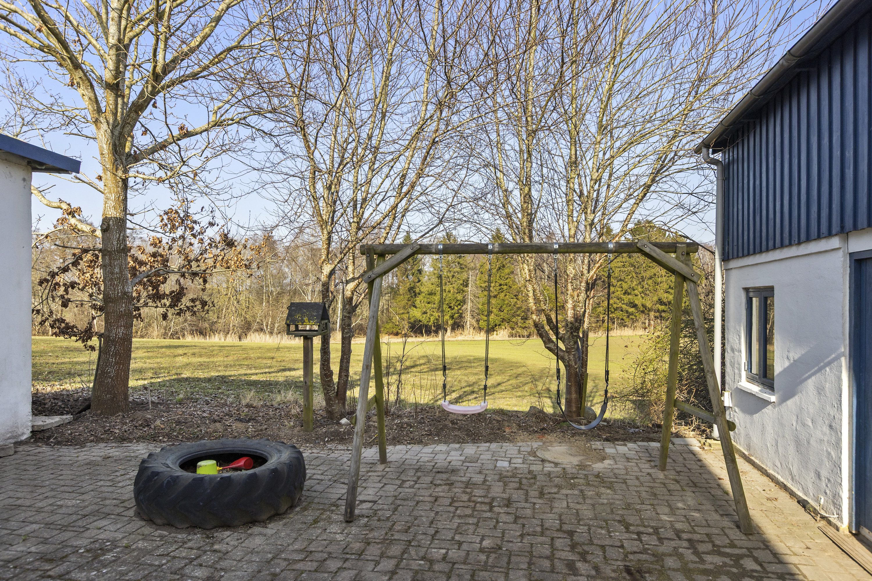 Fremhævet terrasse billede i fuldskærmstilstand. Billede af Kalundborgvej 102, 4190 Munke Bjergby