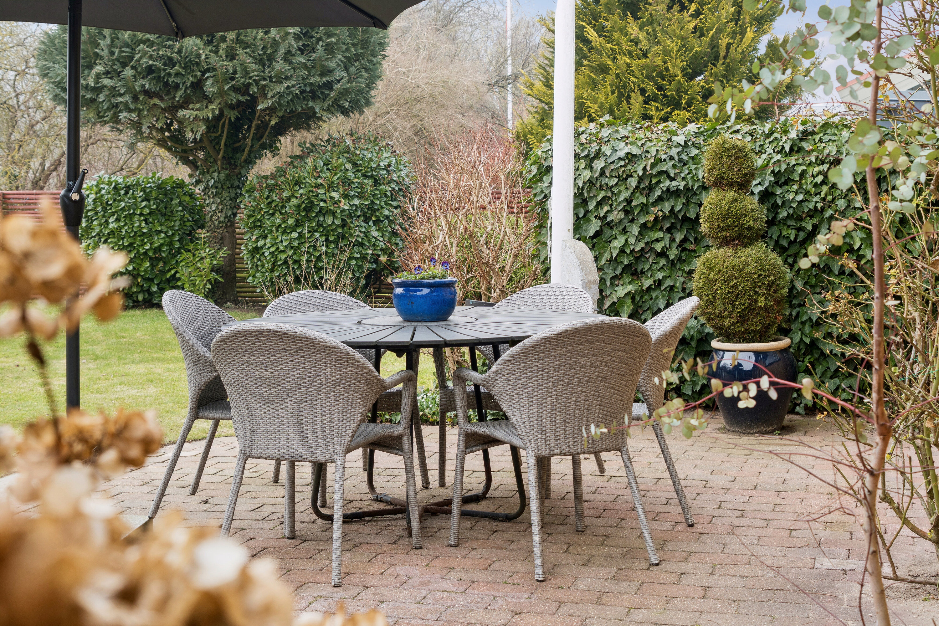 Fremhævet terrasse billede i fuldskærmstilstand. Billede af Kingosvænge 6A, 4700 Næstved