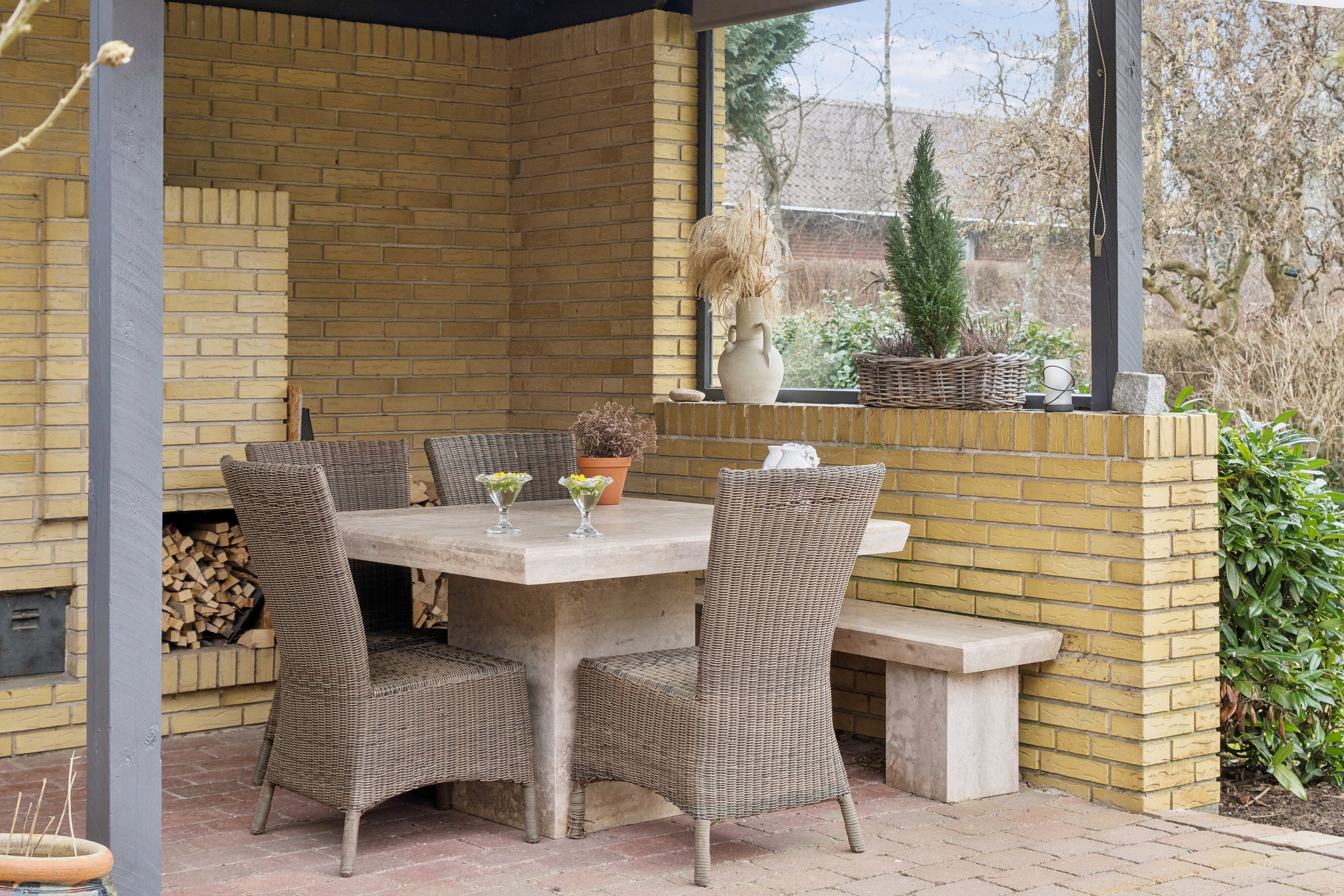 Fremhævet terrasse billede i fuldskærmstilstand. Billede af Kingosvænge 6A, 4700 Næstved