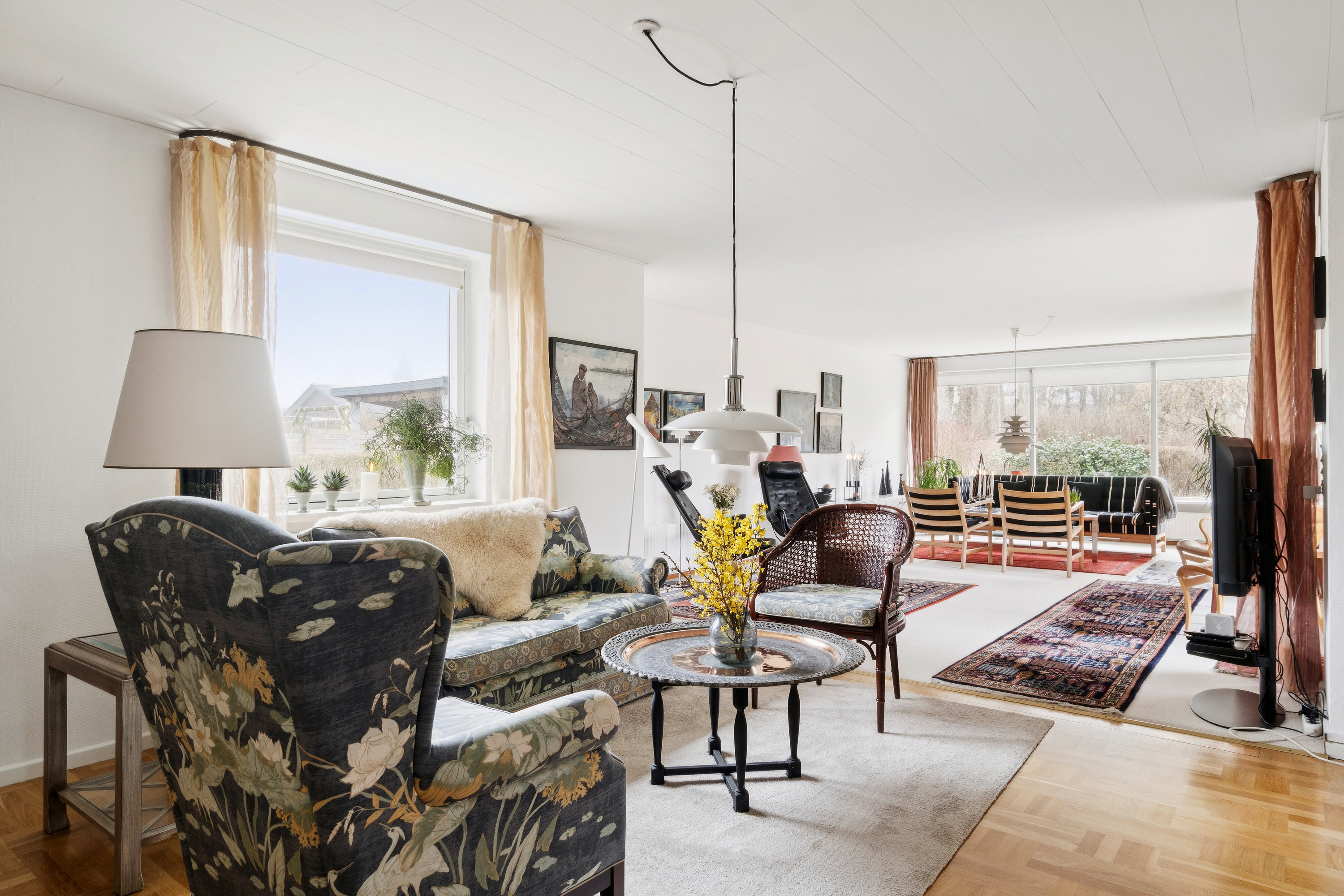 Fremhævet stue billede i fuldskærmstilstand. Billede af Kingosvænge 6A, 4700 Næstved