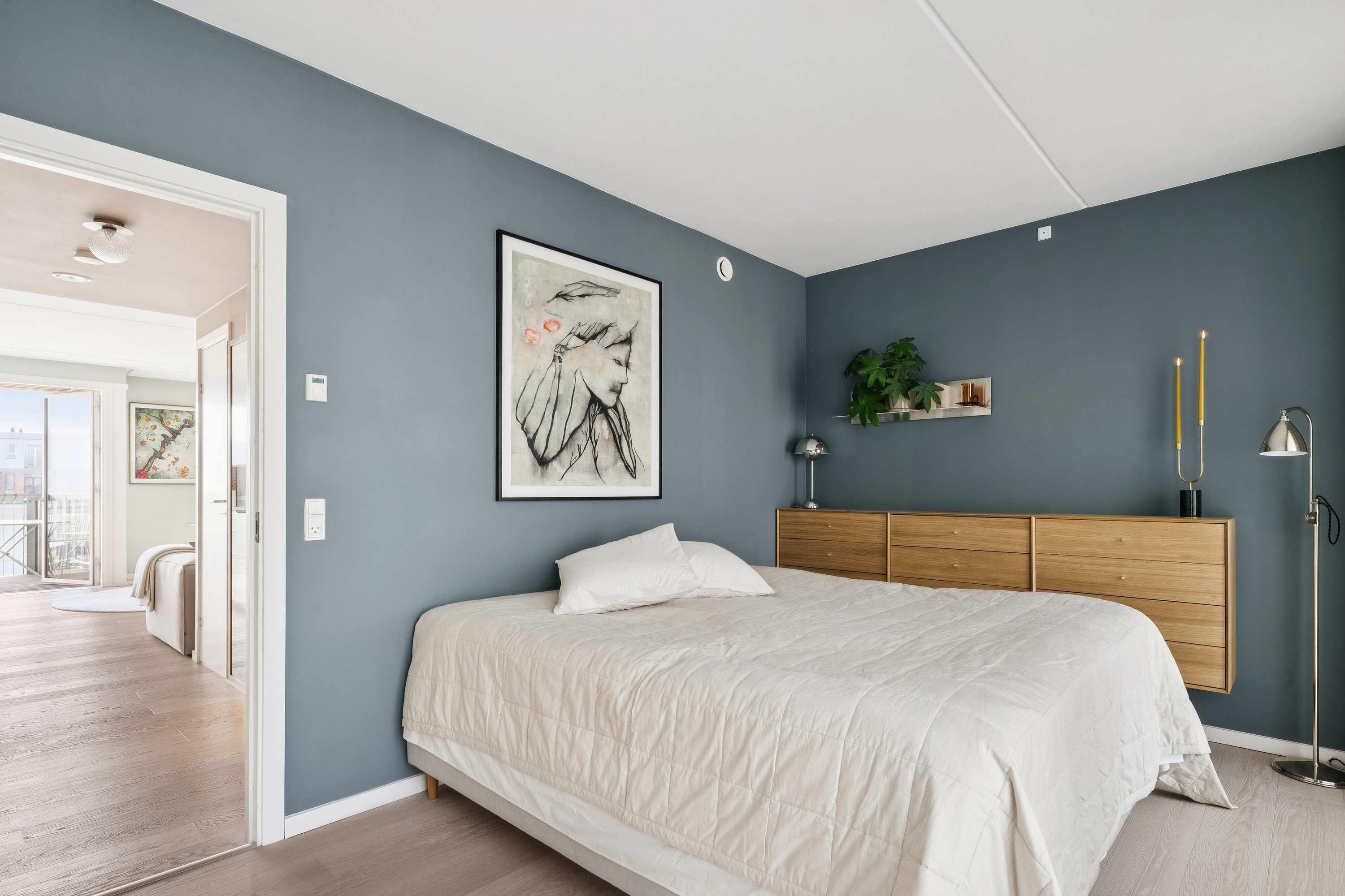 Fremhævet soveværelse billede i fuldskærmstilstand. Billede af Amager Strandvej 58F, 4. th., 2300 København S