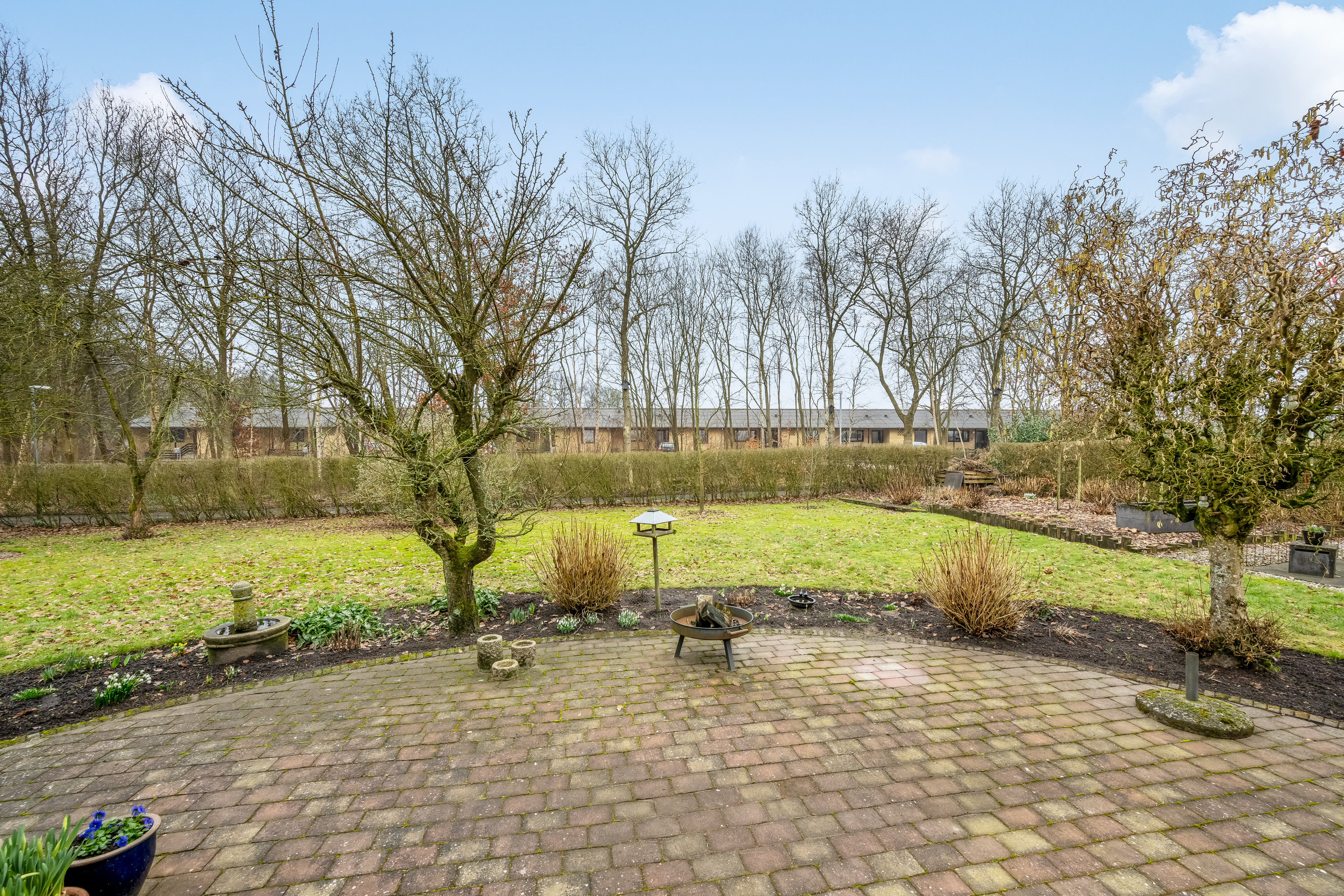 Fremhævet terrasse billede i fuldskærmstilstand. Billede af Gyvelvænget 3, 6920 Videbæk