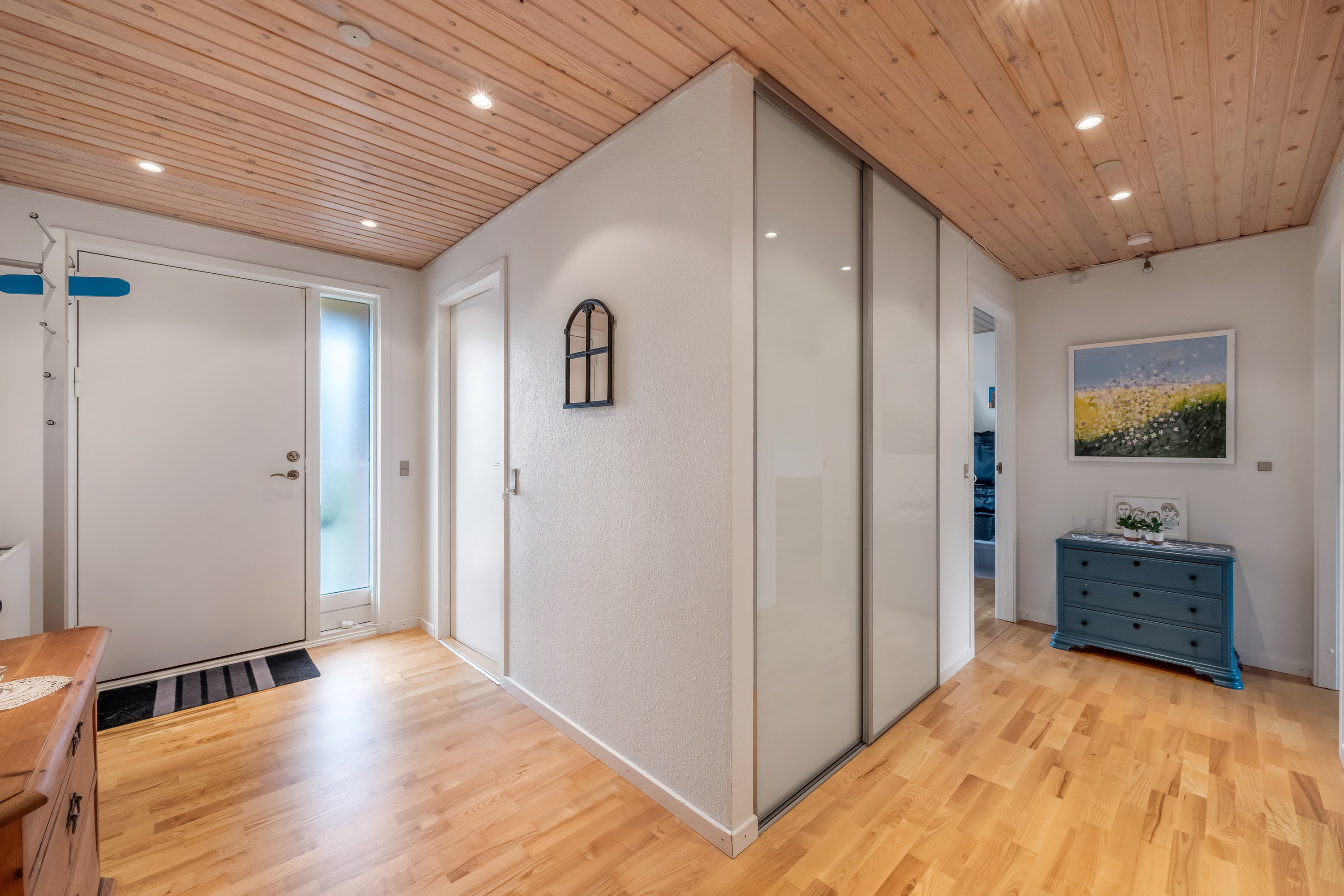 Fremhævet gang billede i fuldskærmstilstand. Billede af Oldagervænget 26, 6900 Skjern