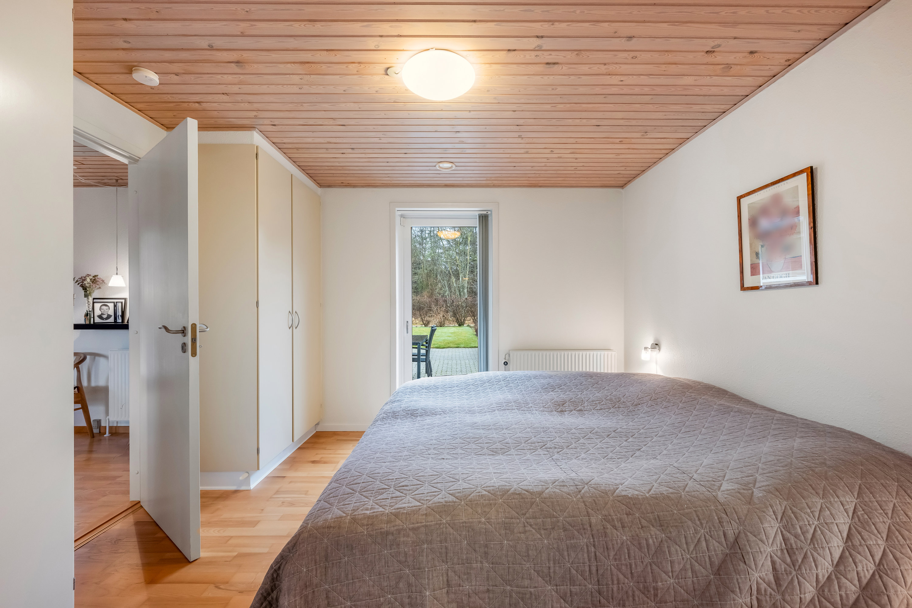 Fremhævet soveværelse billede i fuldskærmstilstand. Billede af Oldagervænget 26, 6900 Skjern