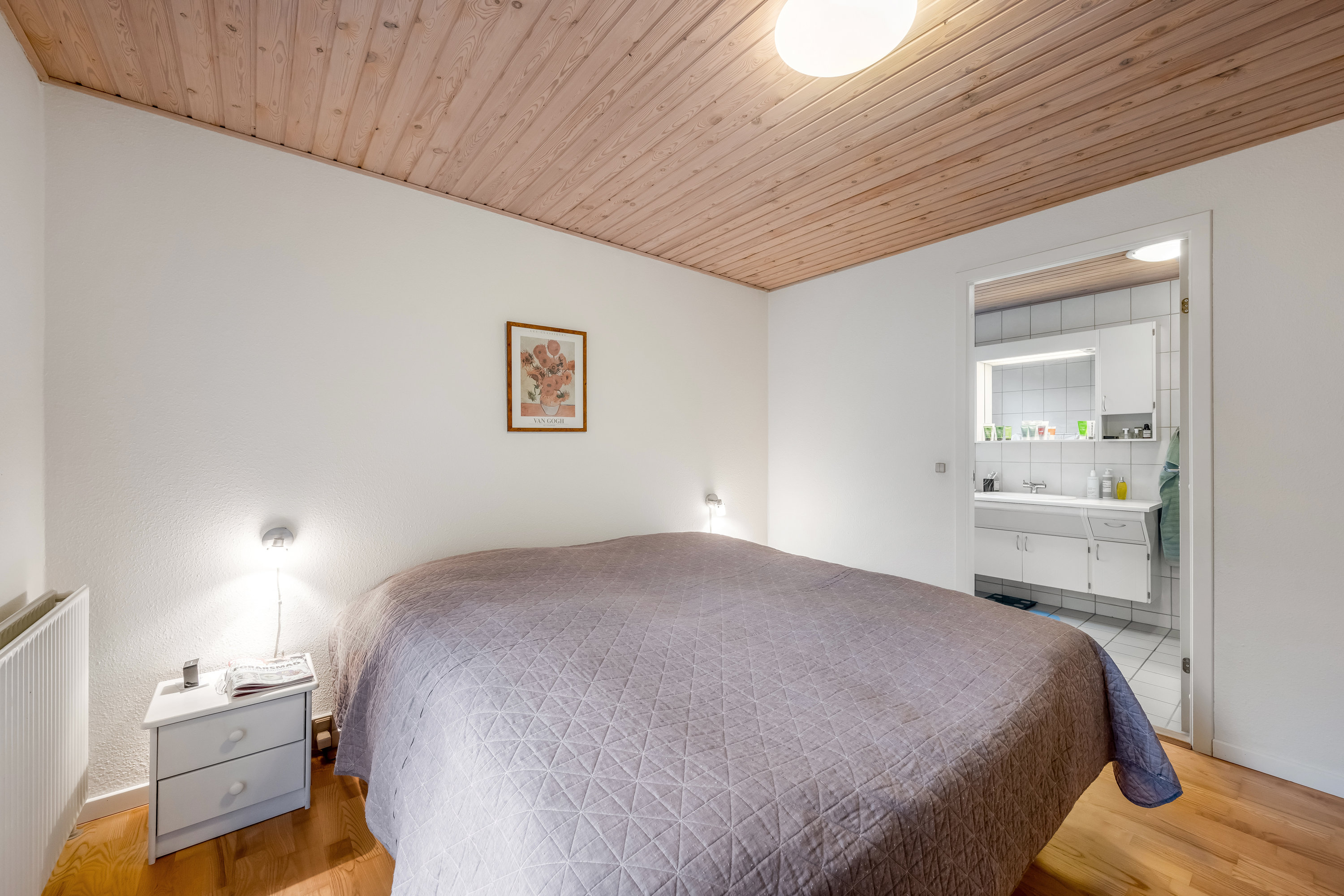 Fremhævet soveværelse billede i fuldskærmstilstand. Billede af Oldagervænget 26, 6900 Skjern