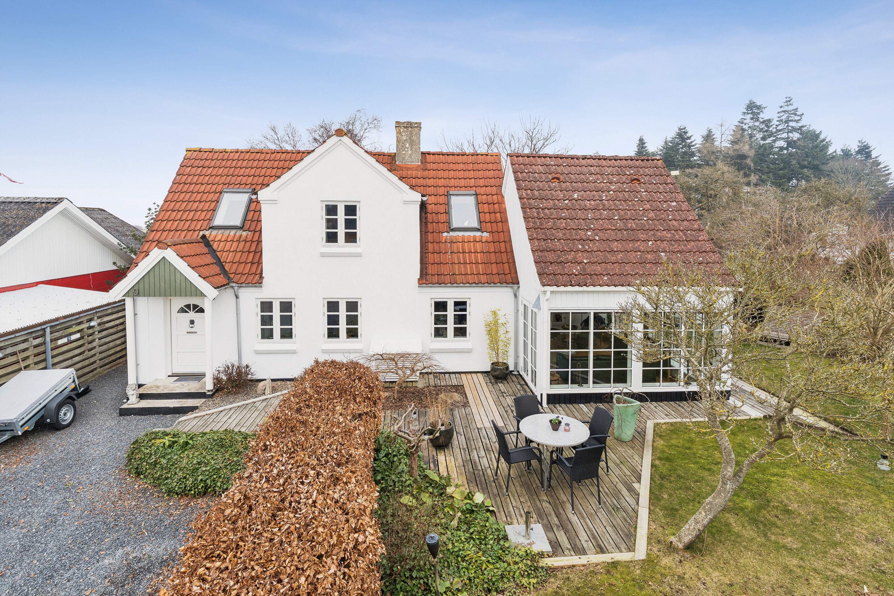 Fremhævet luftfoto billede i fuldskærmstilstand. Billede af Lundegårdsvej 9, 4720 Præstø