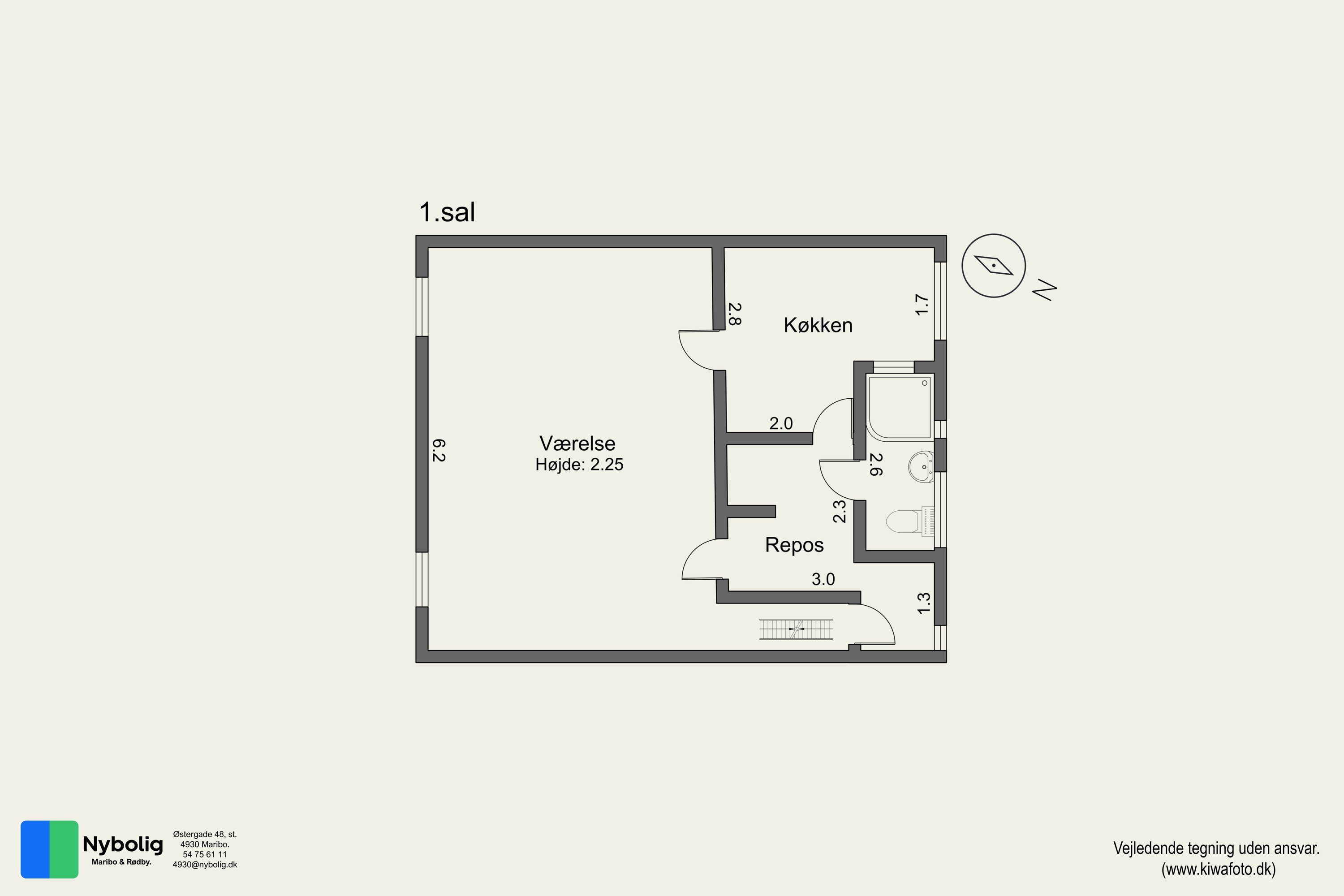 Plantegninger billede af Tilegade 27, 4900 Nakskov
