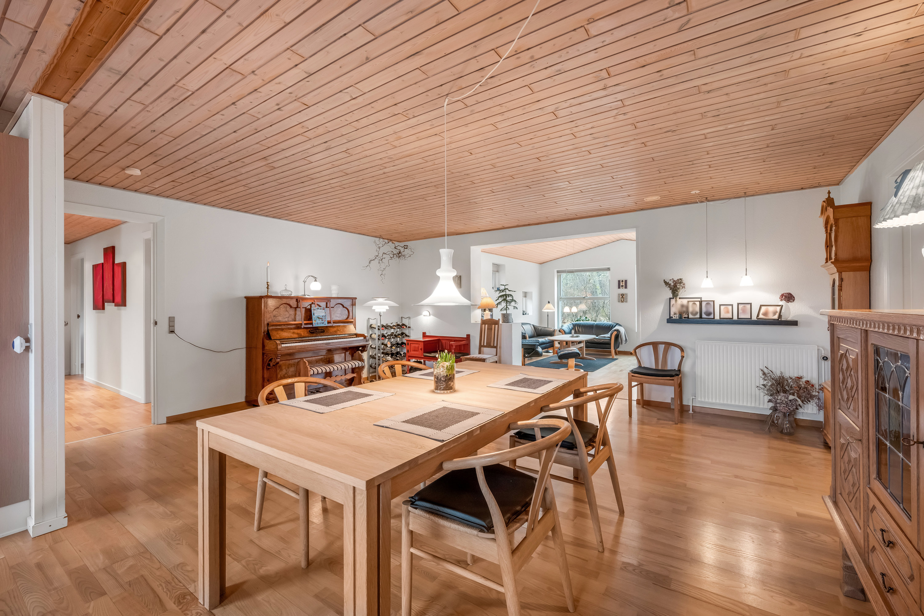 Fremhævet stue billede i fuldskærmstilstand. Billede af Oldagervænget 26, 6900 Skjern