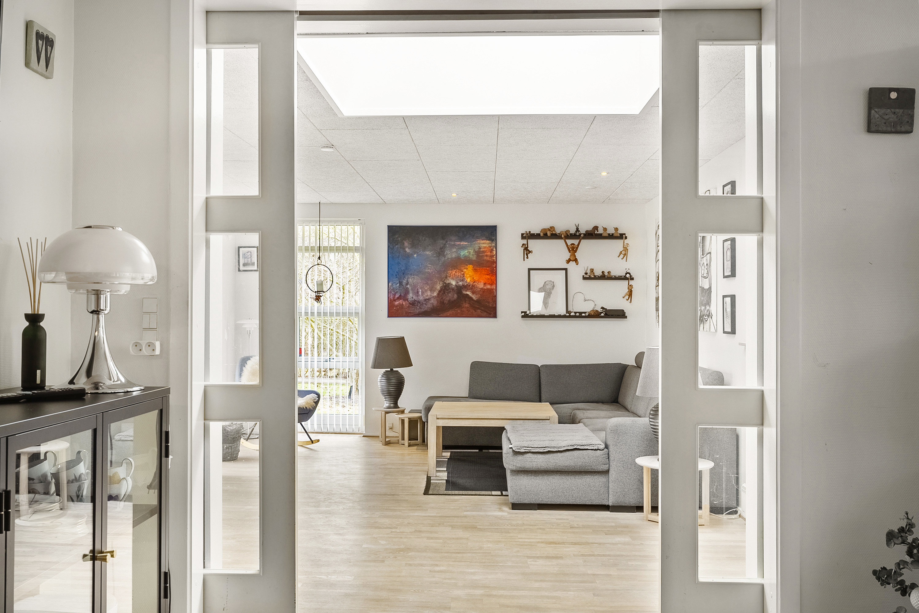 Fremhævet stue billede i fuldskærmstilstand. Billede af Brådhusvej 31, 8700 Horsens