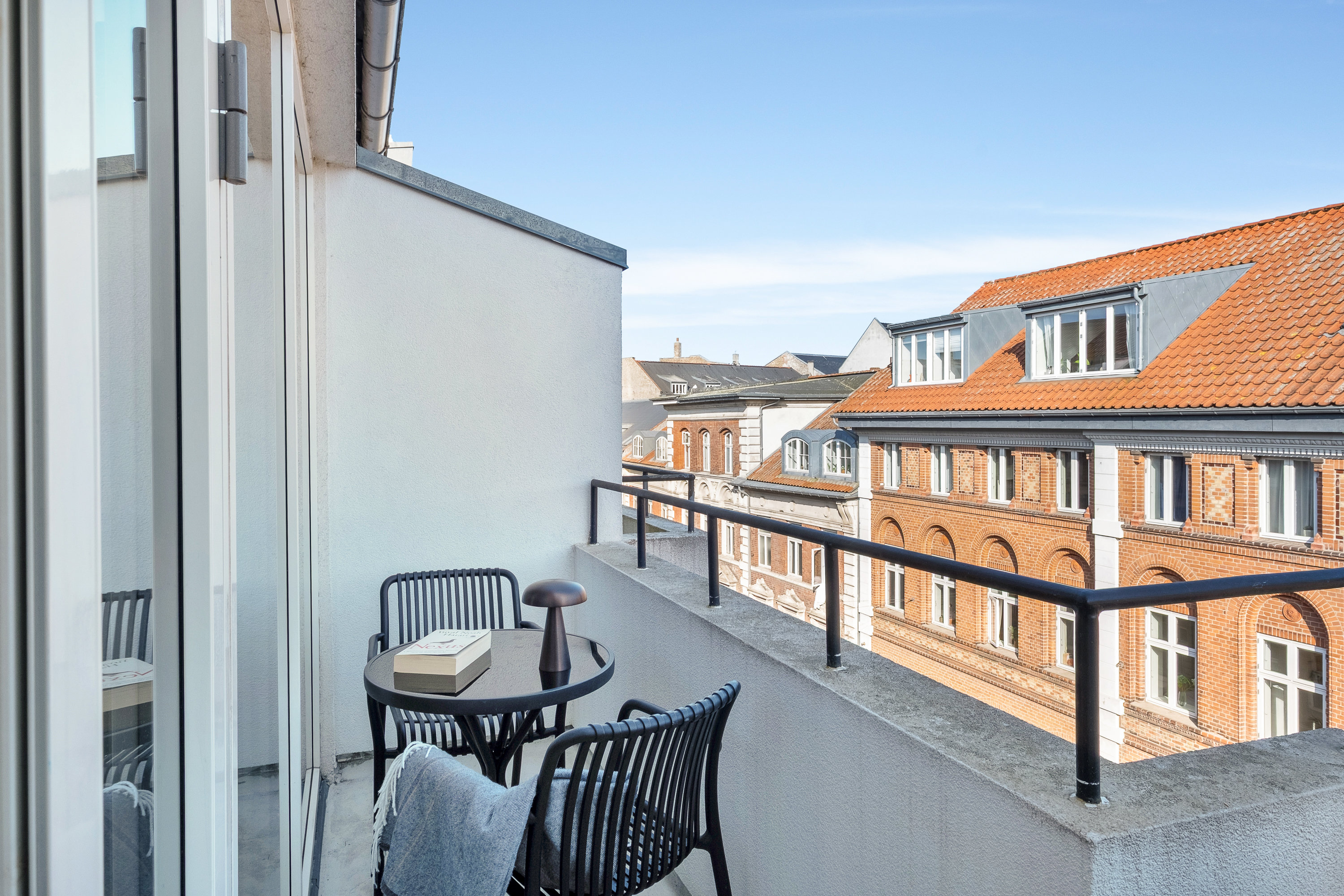 Fremhævet altan billede i fuldskærmstilstand. Billede af Guldsmedgade 27, 4. th., 8000 Aarhus C