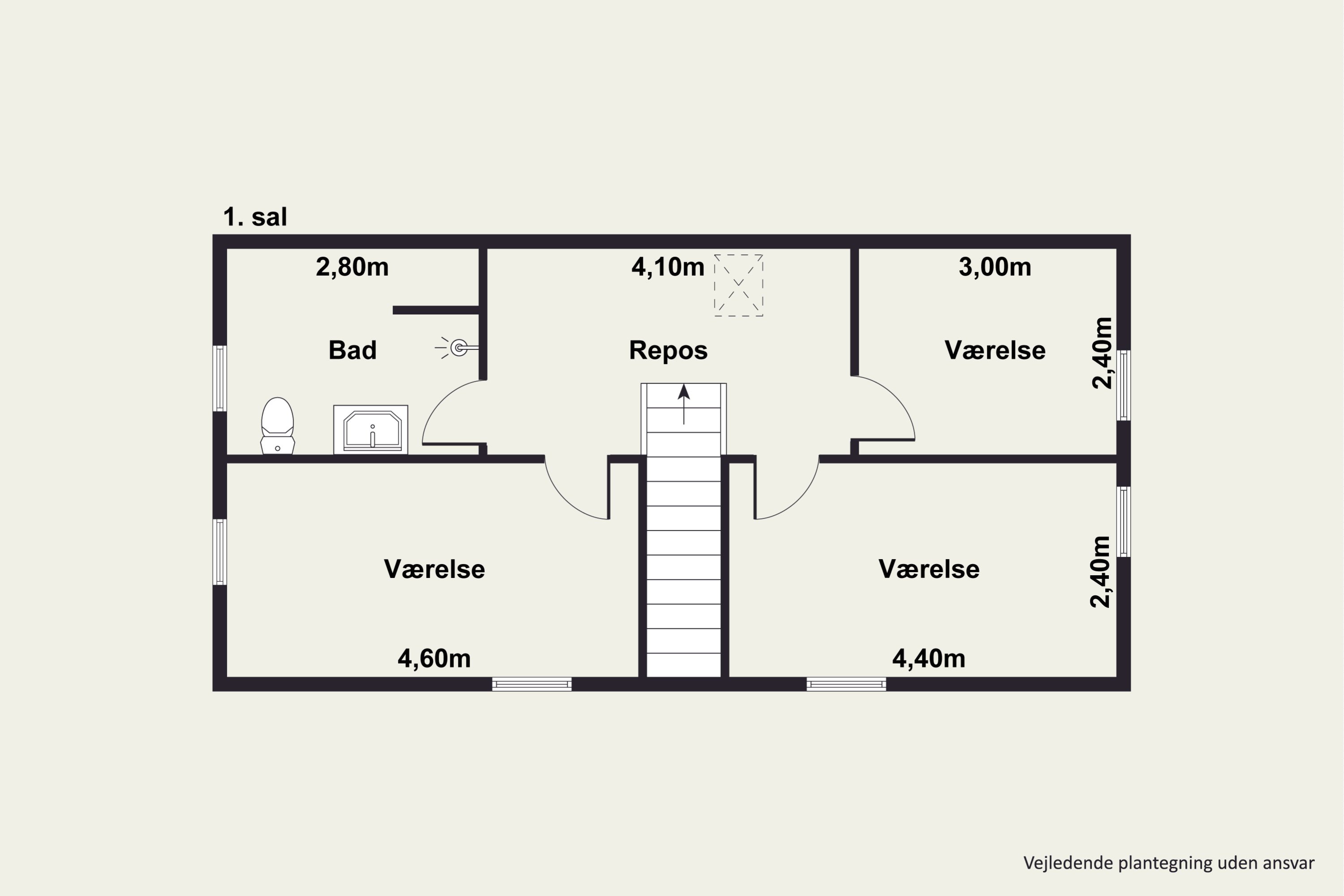 Plantegninger billede af Lundemarken 9, Sandby, 4520 Svinninge