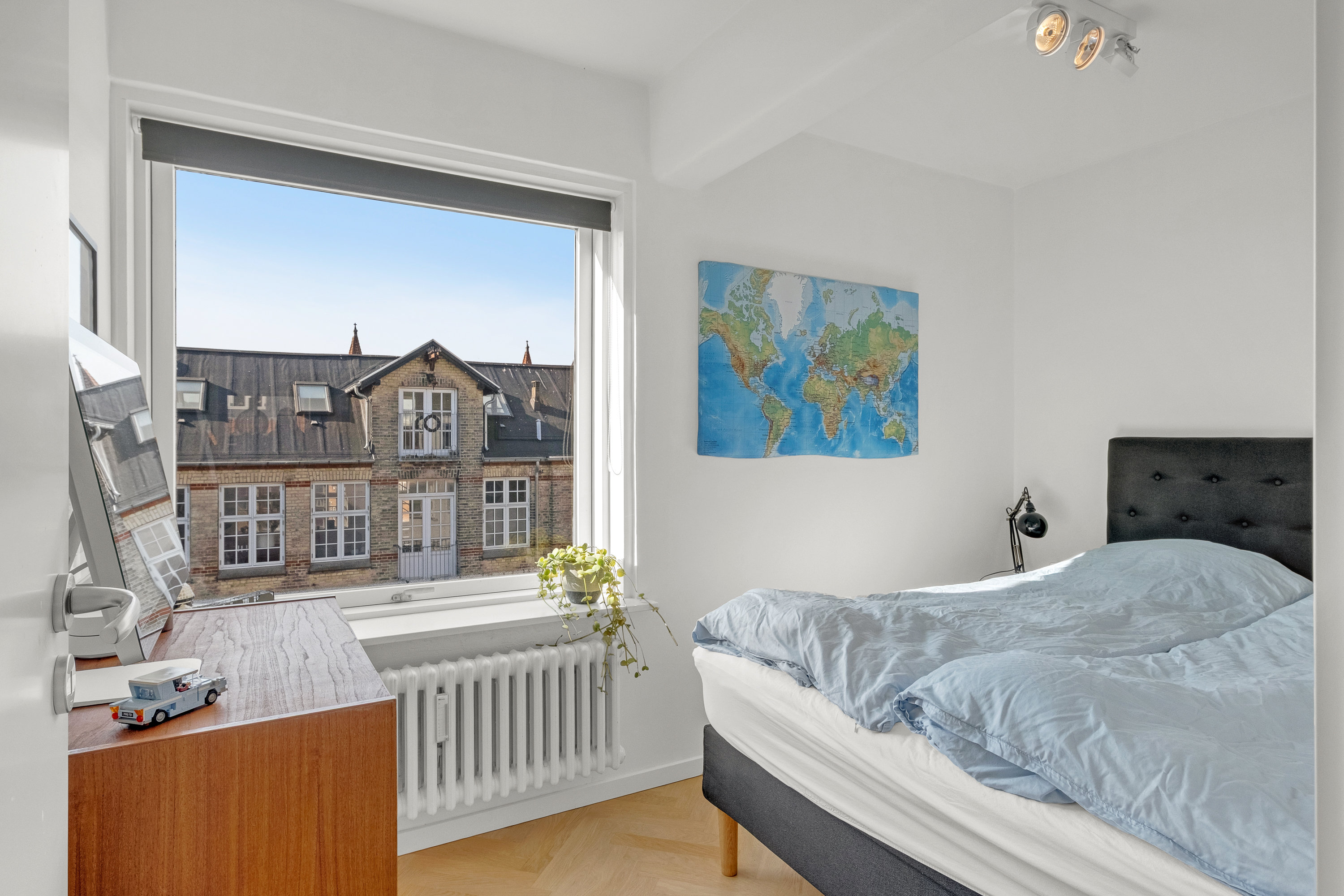 Fremhævet soveværelse billede i fuldskærmstilstand. Billede af Guldsmedgade 27, 4. th., 8000 Aarhus C