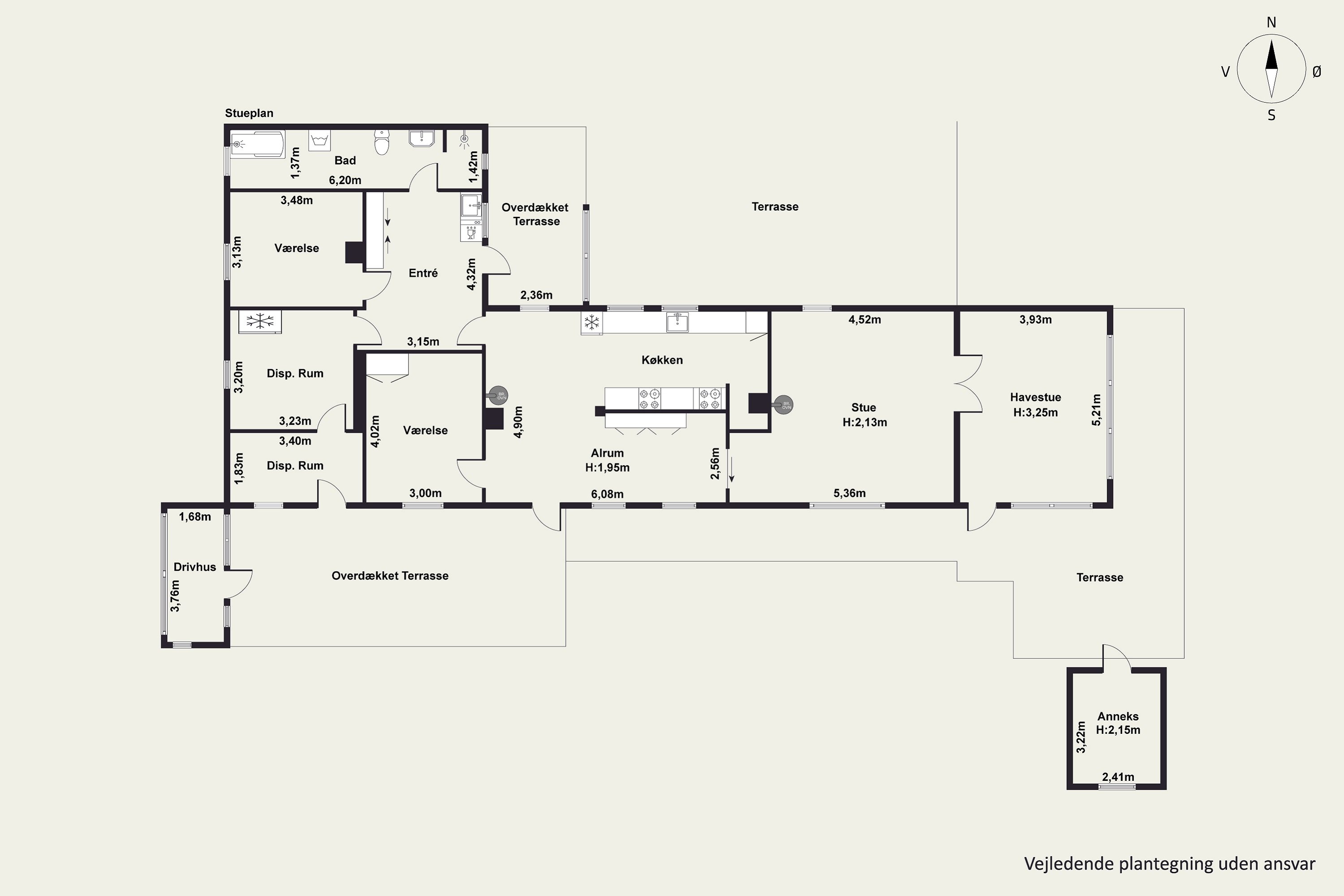 Plantegninger billede af Estruplundvej 10, Store Sjørup, 8950 Ørsted