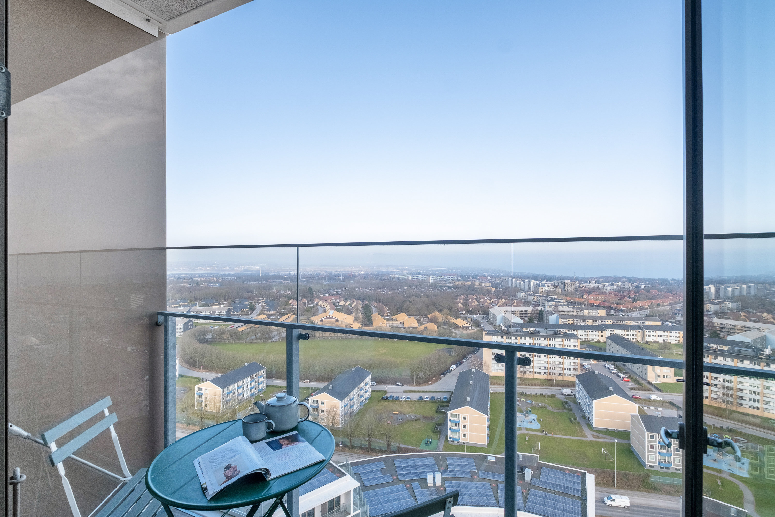 Fremhævet altan billede i fuldskærmstilstand. Billede af Gøteborg Allé 6, 1. 8., 8200 Aarhus N