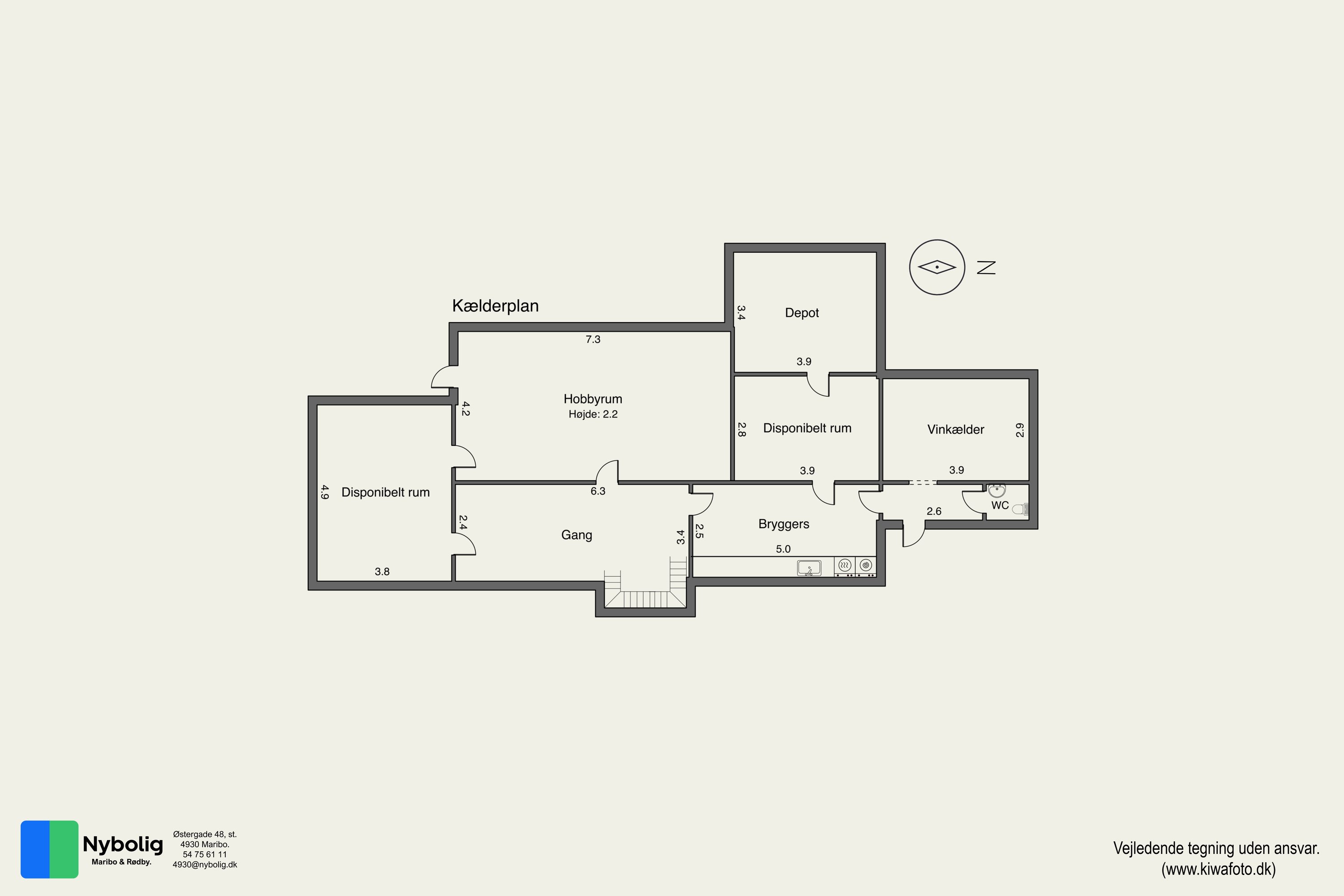 Plantegninger billede af Refshalevej 44, 4930 Maribo