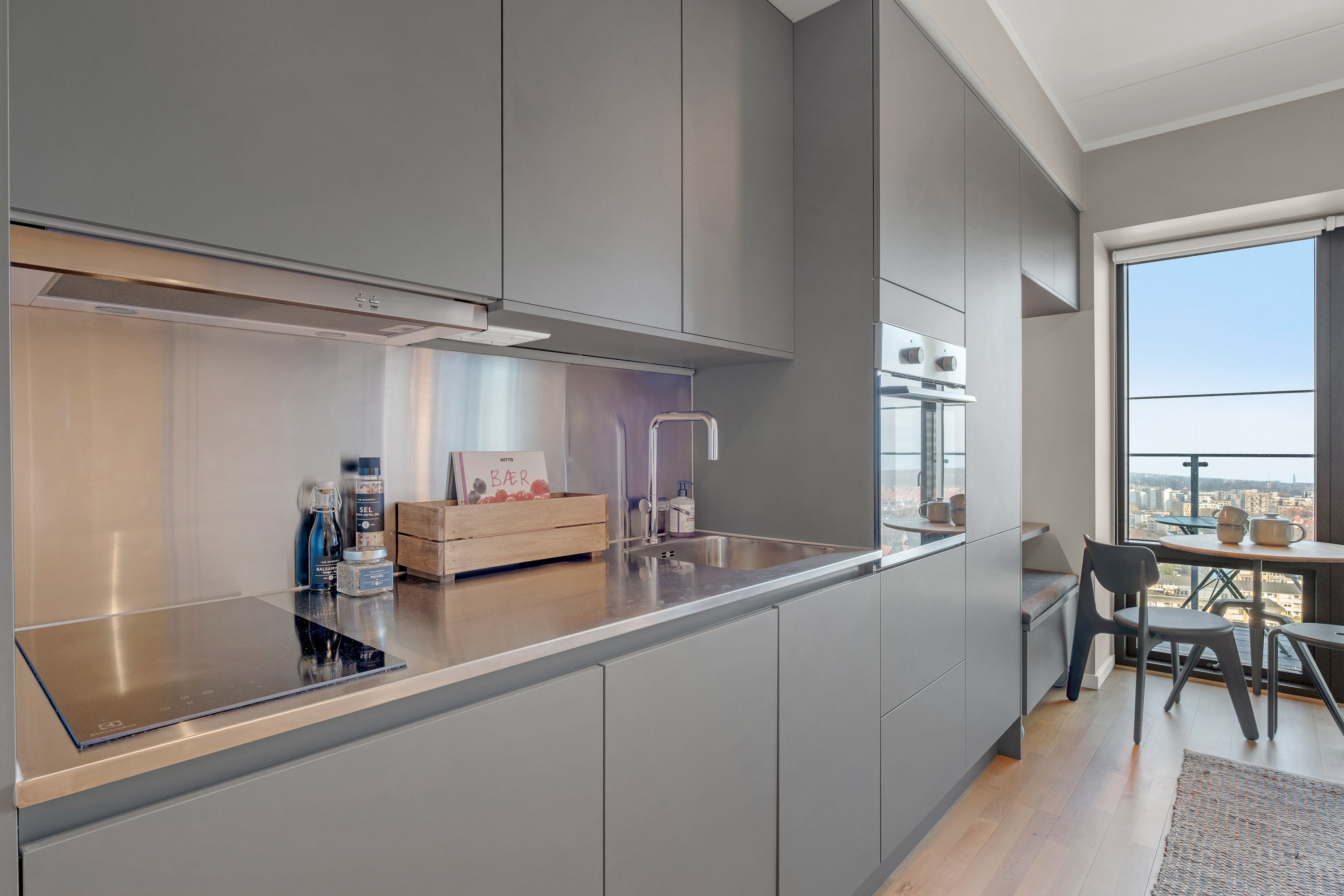 Fremhævet køkken billede i fuldskærmstilstand. Billede af Gøteborg Allé 6, 1. 8., 8200 Aarhus N