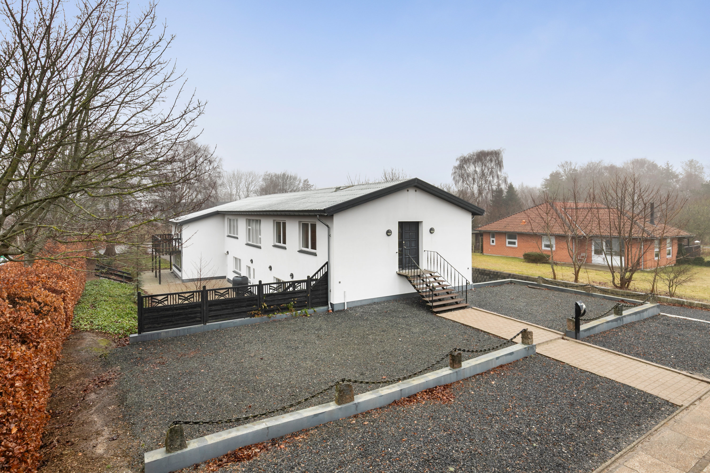 Fremhævet facade billede i fuldskærmstilstand. Billede af Hammershøj 33, Øland, 9460 Brovst