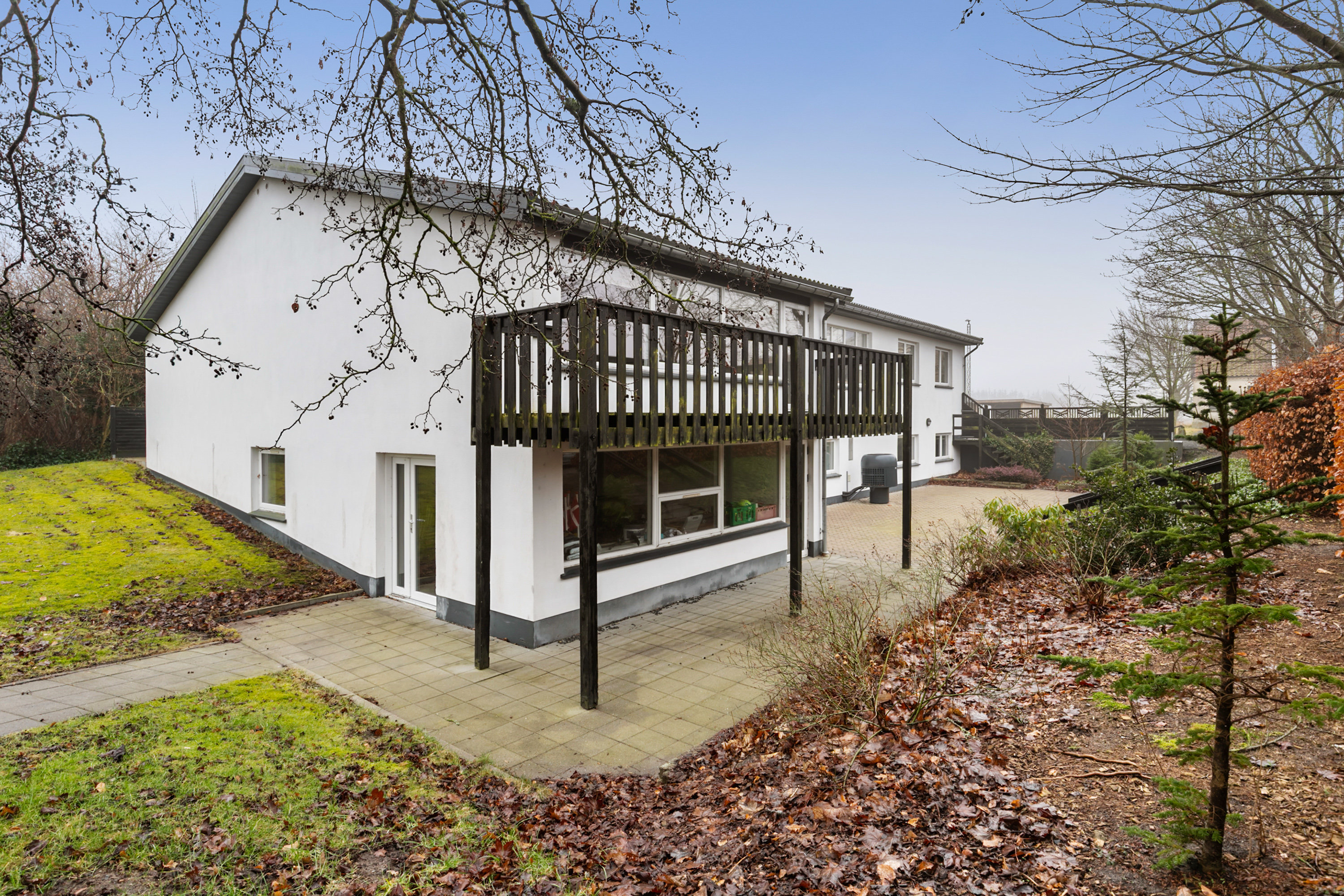 Fremhævet facade billede i fuldskærmstilstand. Billede af Hammershøj 33, Øland, 9460 Brovst