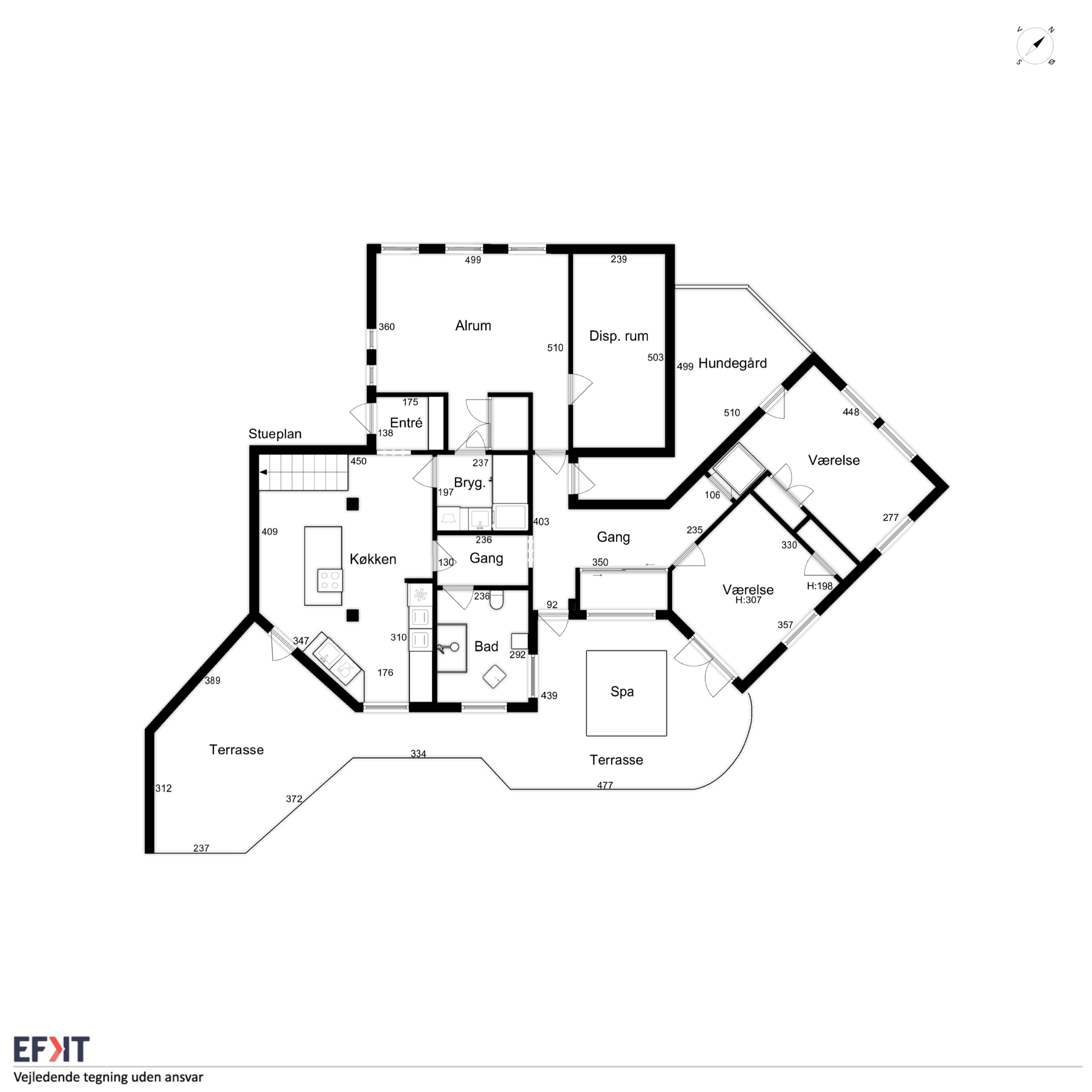 Plantegninger billede af Kongevejen 5C, 4200 Slagelse