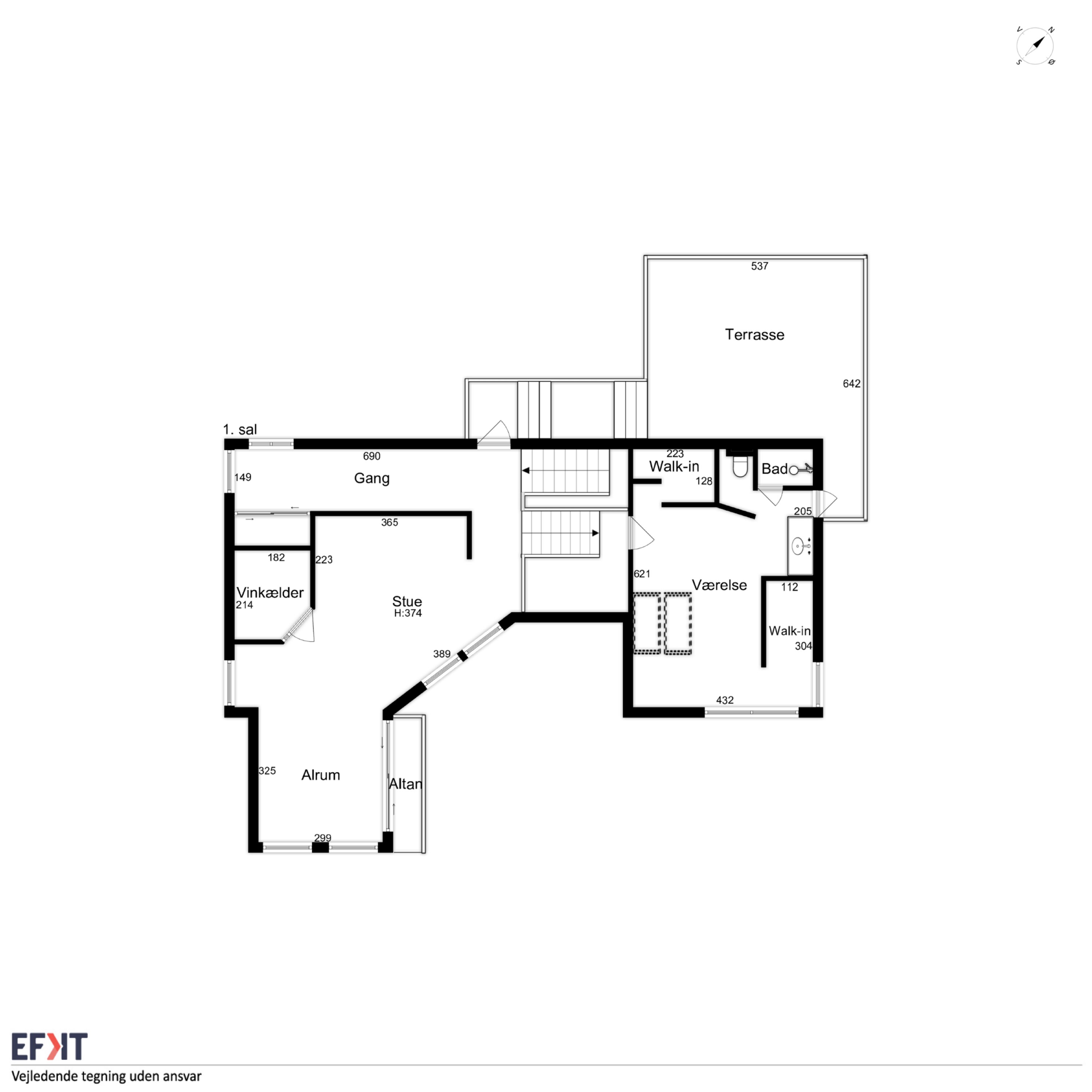Plantegninger billede af Kongevejen 5C, 4200 Slagelse